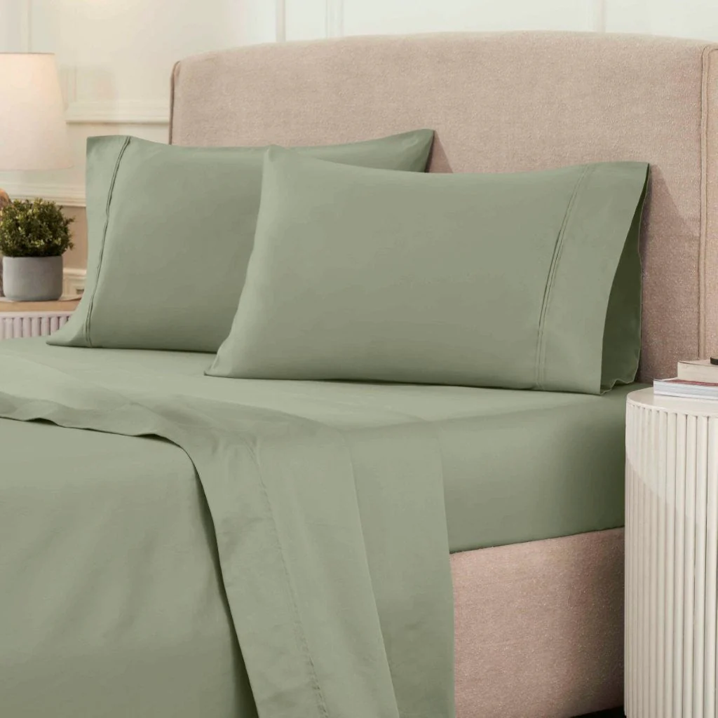 1200 Thread Count Egyptian Cotton Sateen Sheet Set - Image 4