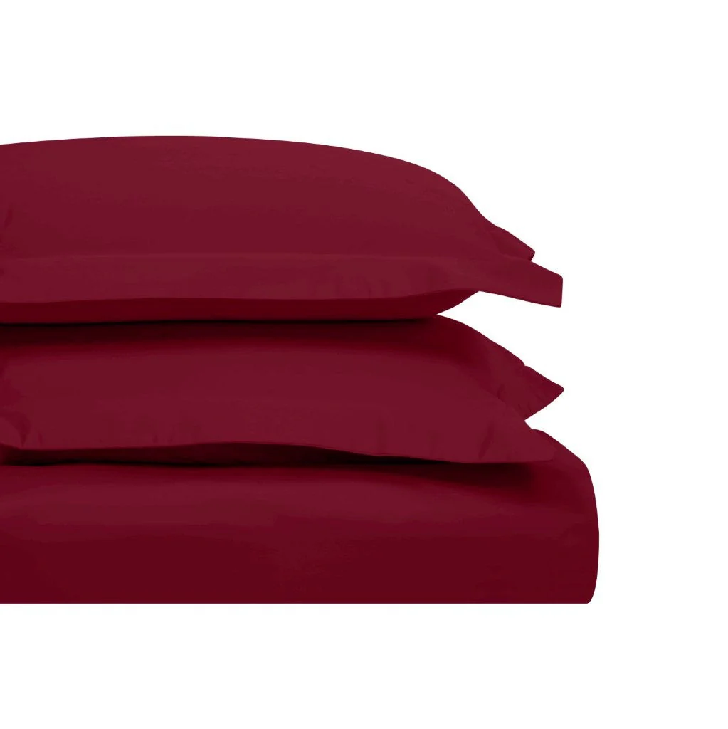 1200 Thread Count Egyptian Cotton Solid Duvet Cover Set - Image 20