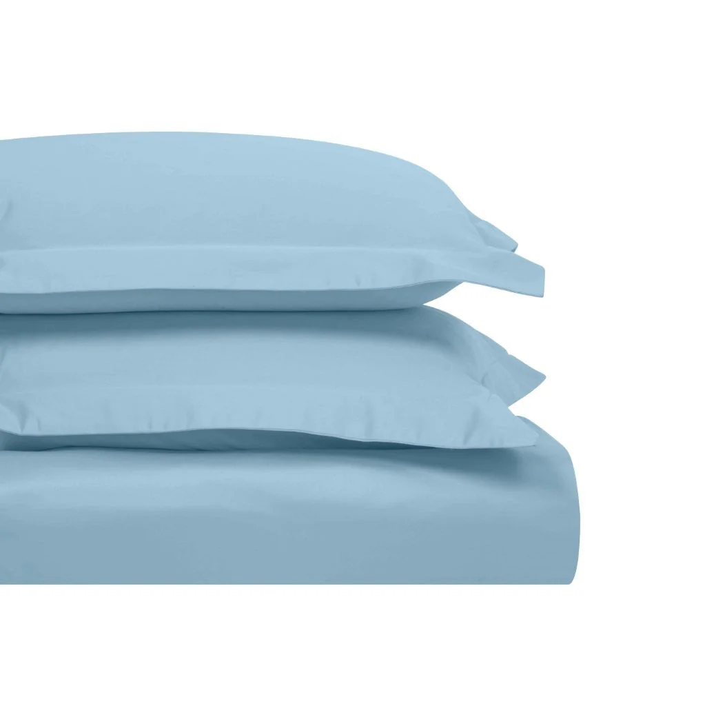 1200 Thread Count Egyptian Cotton Solid Duvet Cover Set - Image 23