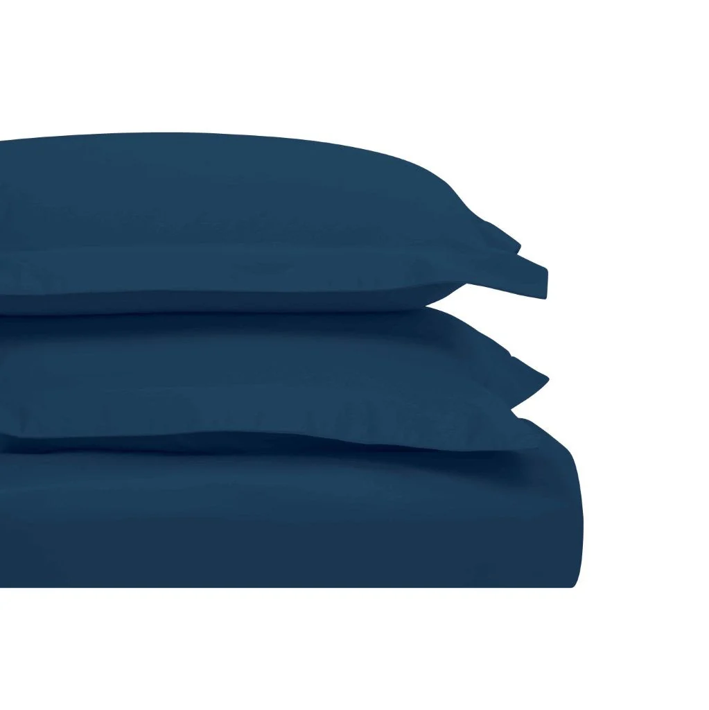 1200 Thread Count Egyptian Cotton Solid Duvet Cover Set - Image 24