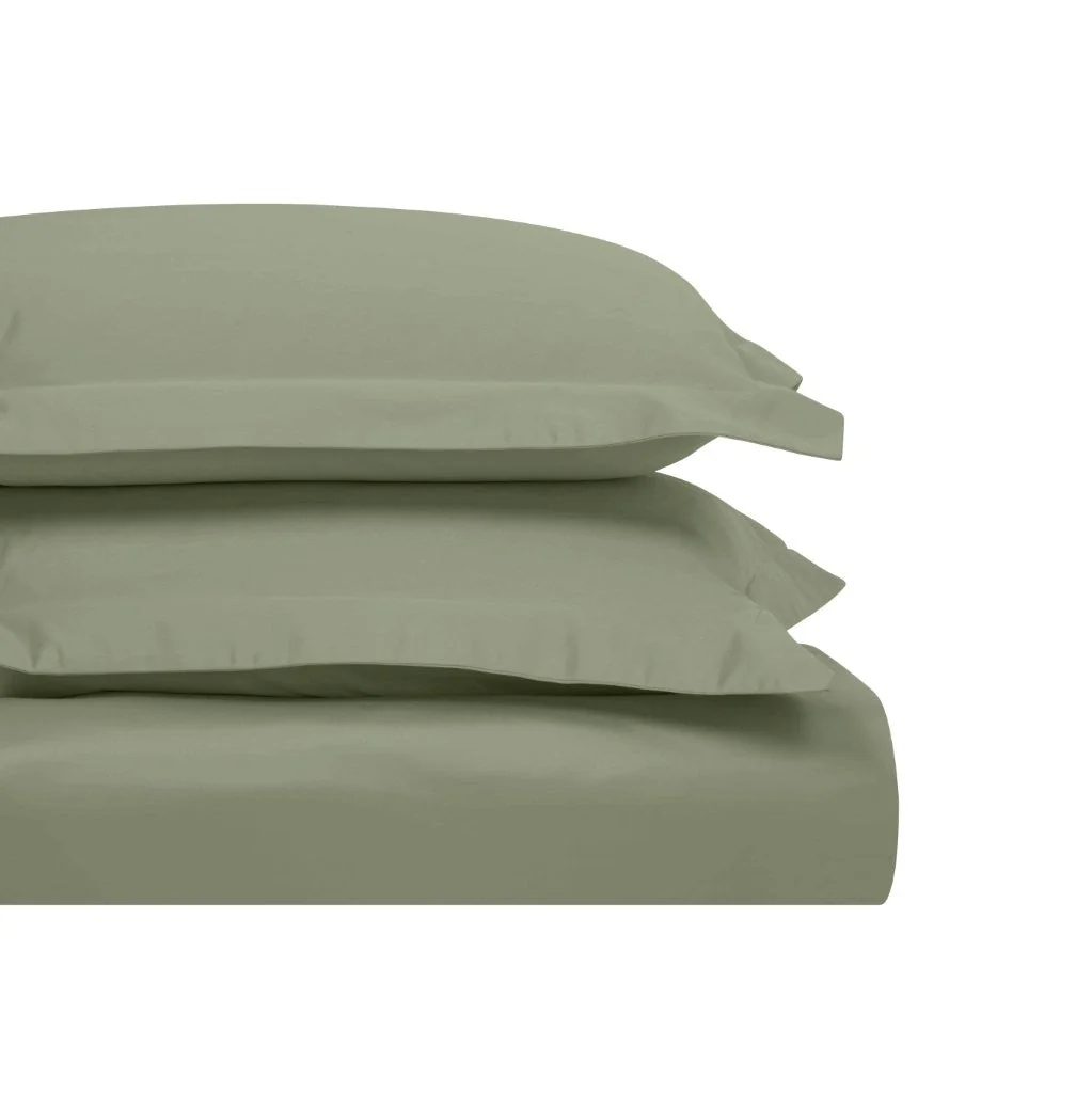 1200 Thread Count Egyptian Cotton Solid Duvet Cover Set - Image 26