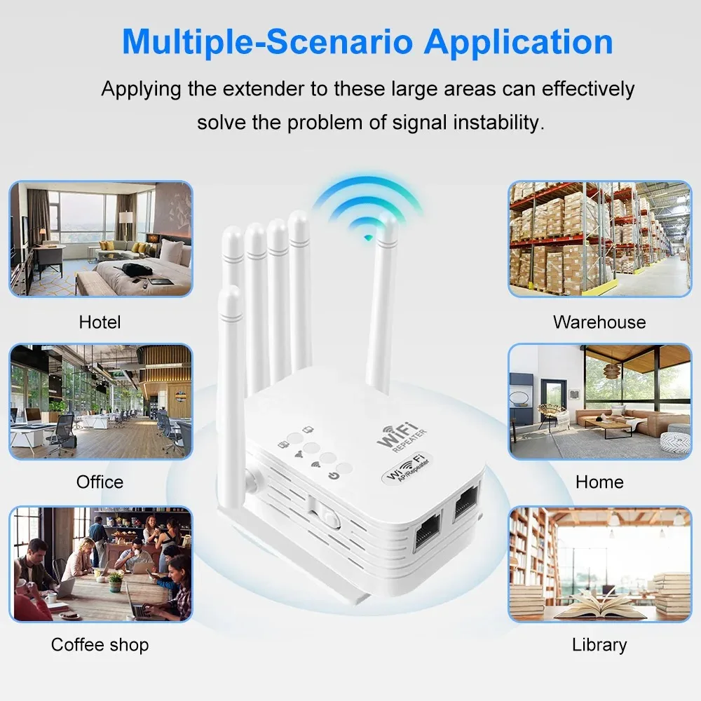 1200Mbps Dual Band WiFi Extender Signal Booster Repeater 2.4G 5G - Image 6