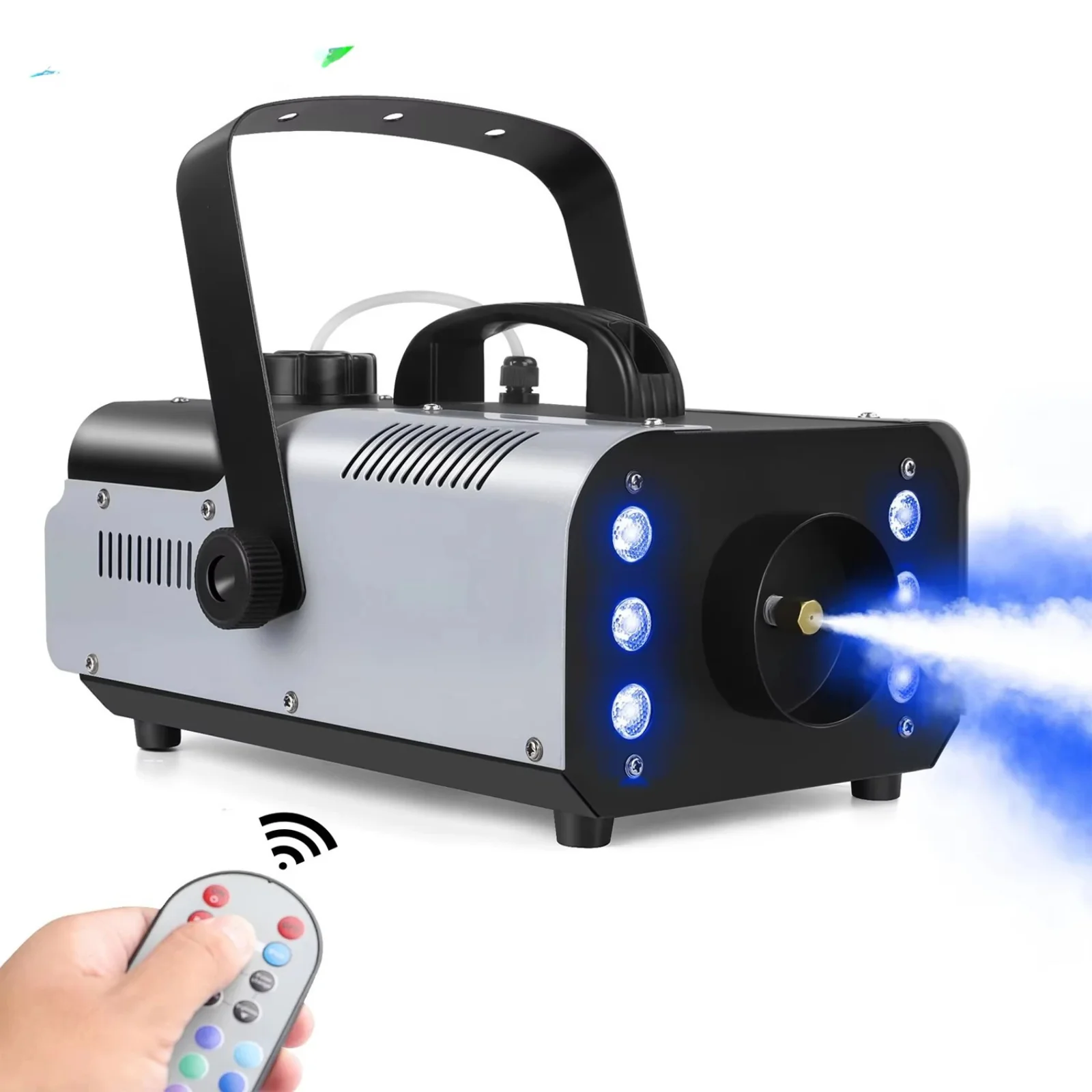 1200W Smoke Fog Machine with RGB 6LEDs Remote Stage Haze Generator for Parties - Image 7