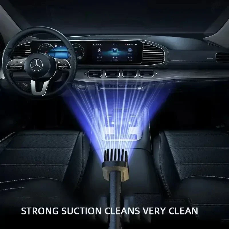 120W Cordless Car Vacuum Cleaner Powerful Suction USB Rechargeable for Pet Hair - Image 3