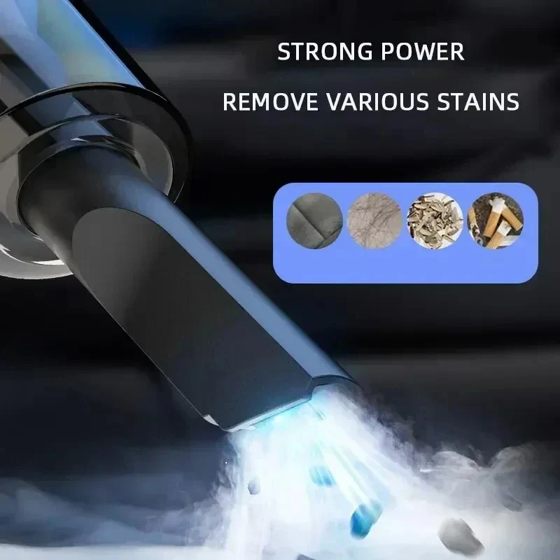 120W Cordless Car Vacuum Cleaner Powerful Suction USB Rechargeable for Pet Hair - Image 4