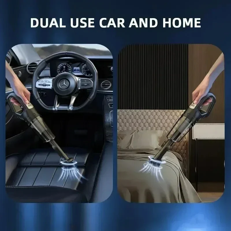 120W Cordless Car Vacuum Cleaner Powerful Suction USB Rechargeable for Pet Hair - Image 5