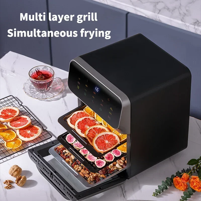 12L Large Air Fryer Oven 360° Convection Oil Free with Viewing Window - Image 3