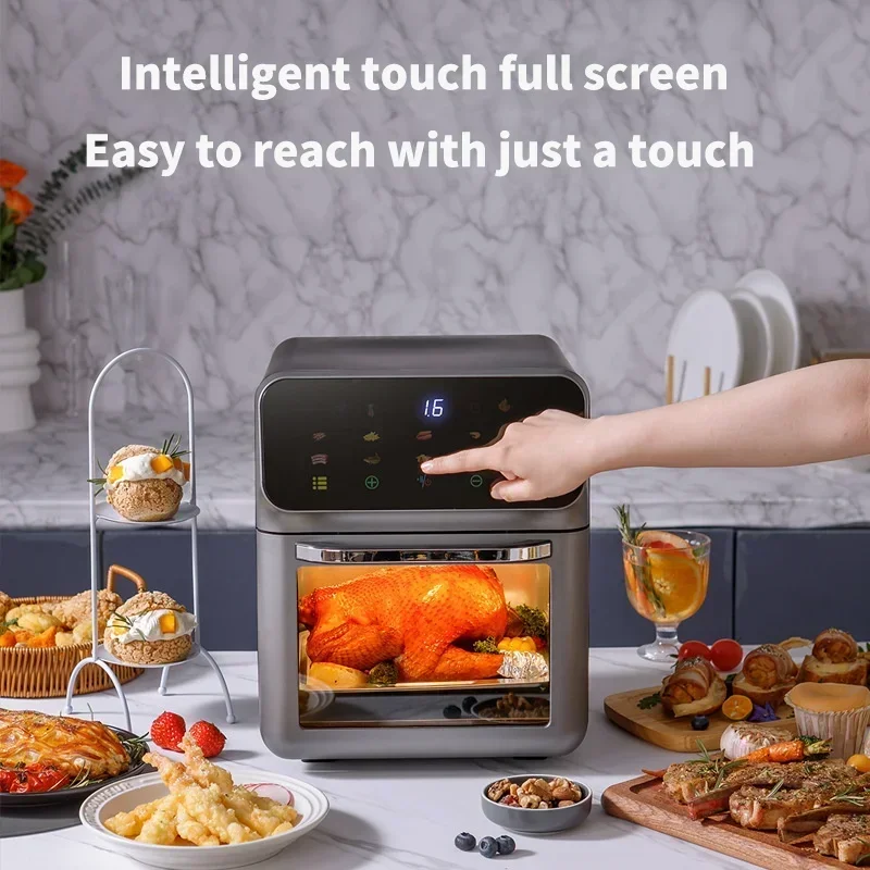 12L Large Air Fryer Oven 360° Convection Oil Free with Viewing Window - Image 4