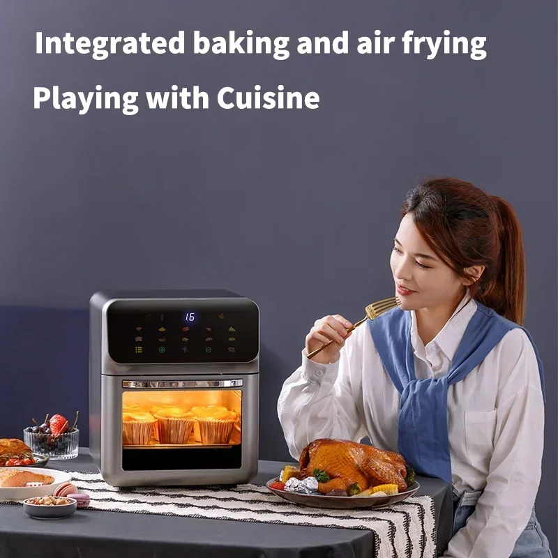 12L Large Air Fryer Oven 360° Convection Oil Free with Viewing Window - Image 5