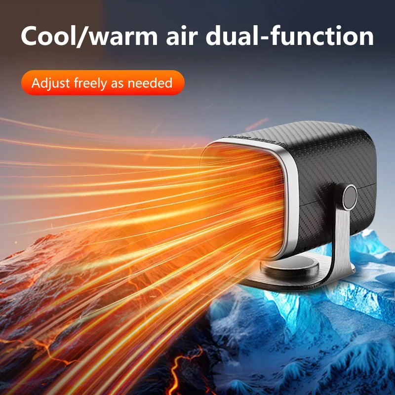 12V 24V Car Heater Fast Windshield Defroster Portable Winter Demister 150W - Image 2