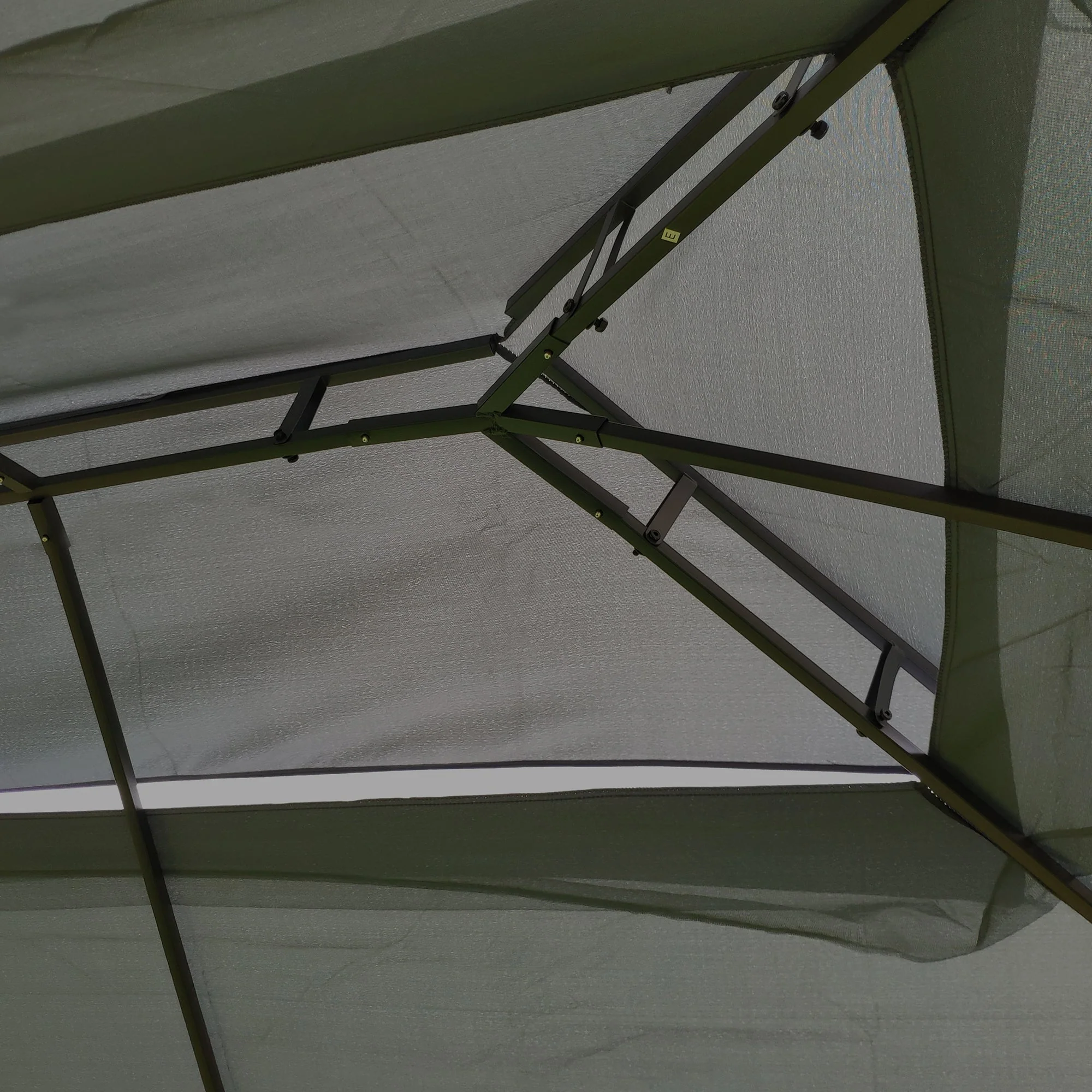 13x10 Outdoor Patio Gazebo Canopy Tent with Ventilated Double Roof and Mosquito Net - Image 10