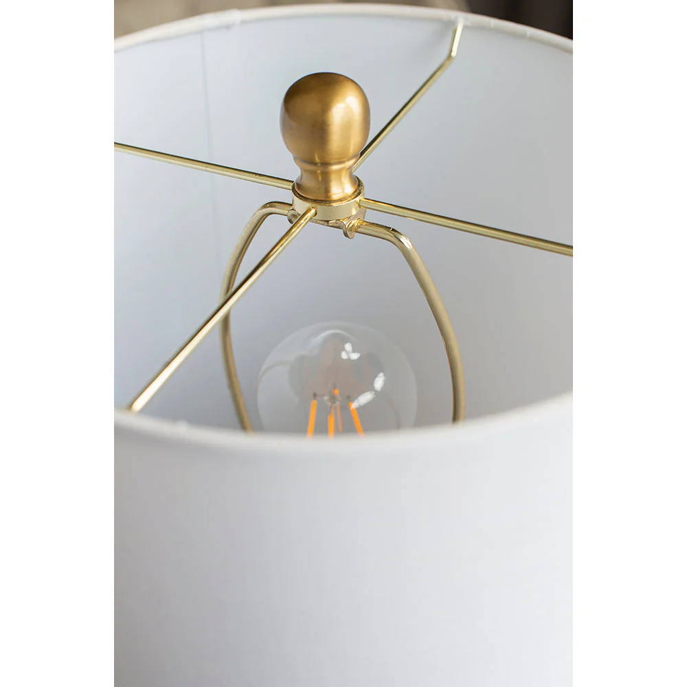13x13x26 Marble Table Lamp - Image 13