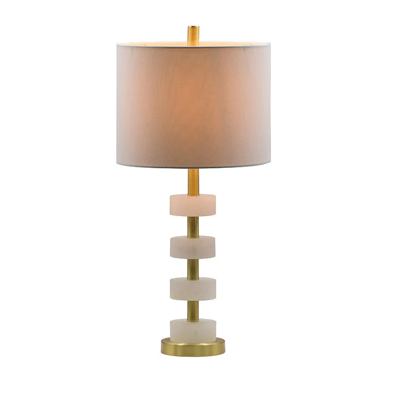 13x13x26 Marble Table Lamp - Image 3