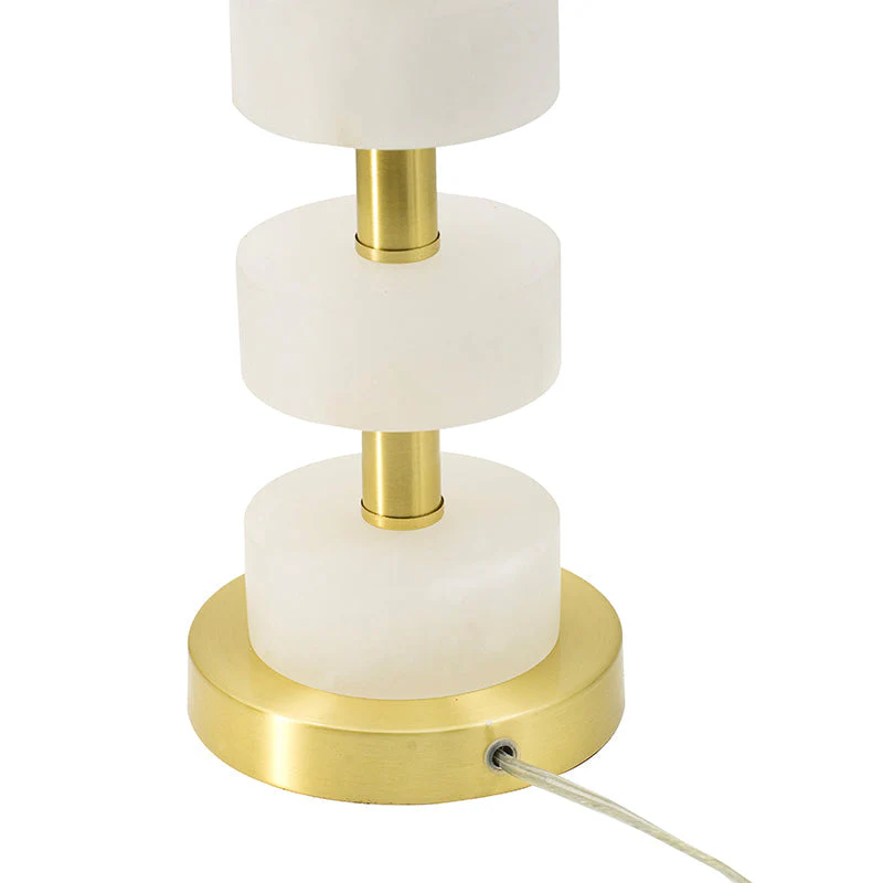 13x13x26 Marble Table Lamp - Image 7