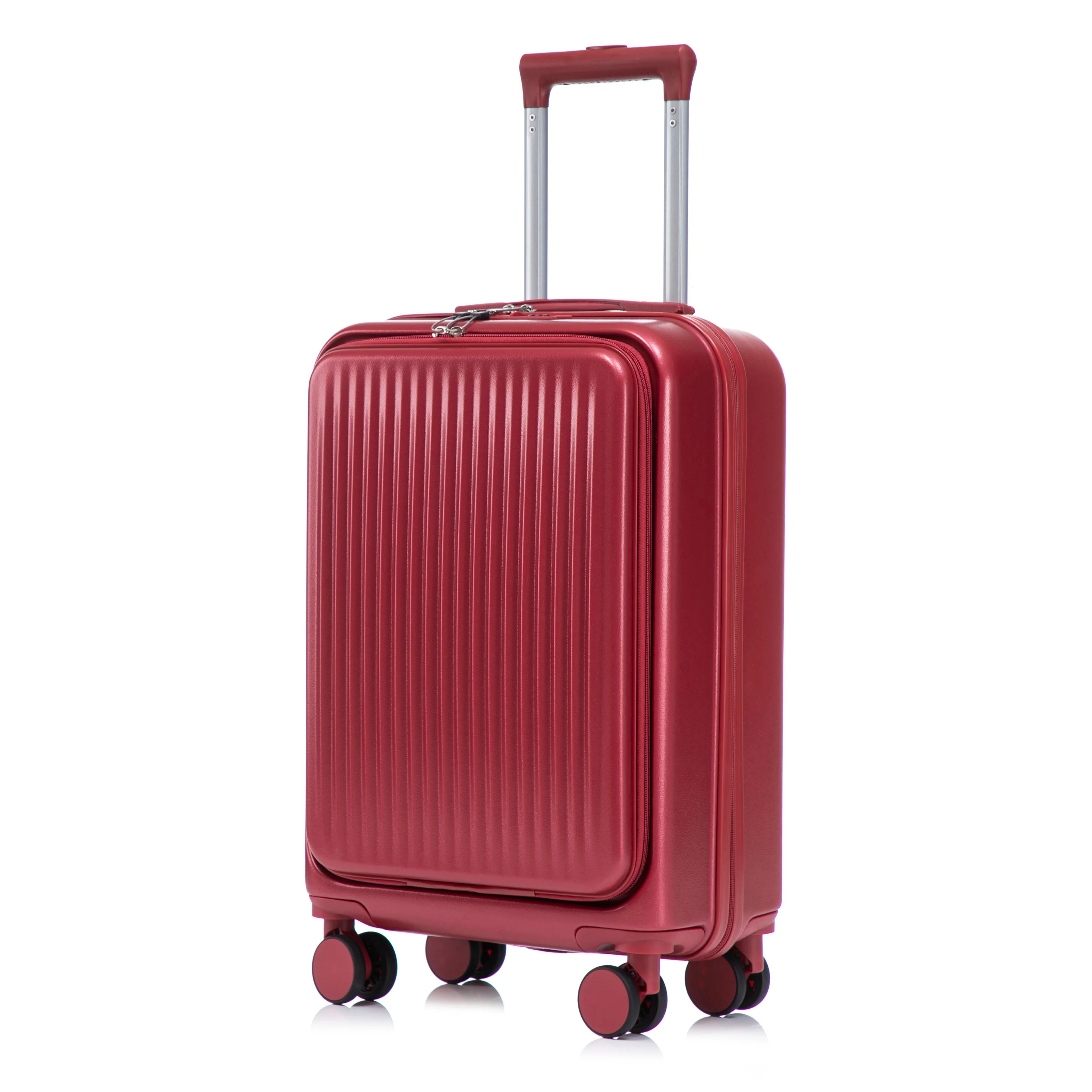 14'/20' 2 pcs ABS Spinner Wheel Luggage Set with Combination Lock and Front Opening Design - Image 16