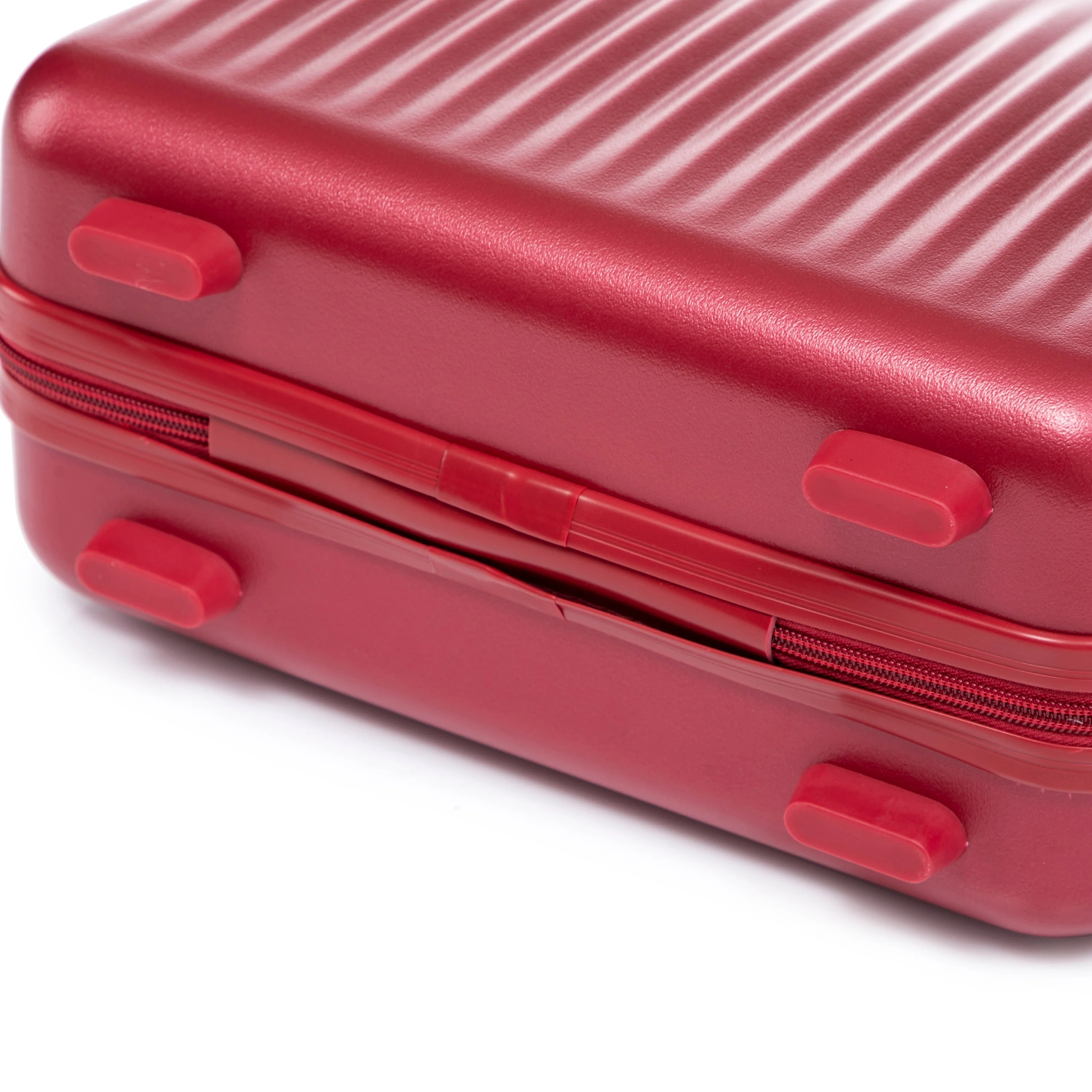 14'/20' 2 pcs ABS Spinner Wheel Luggage Set with Combination Lock and Front Opening Design - Image 24