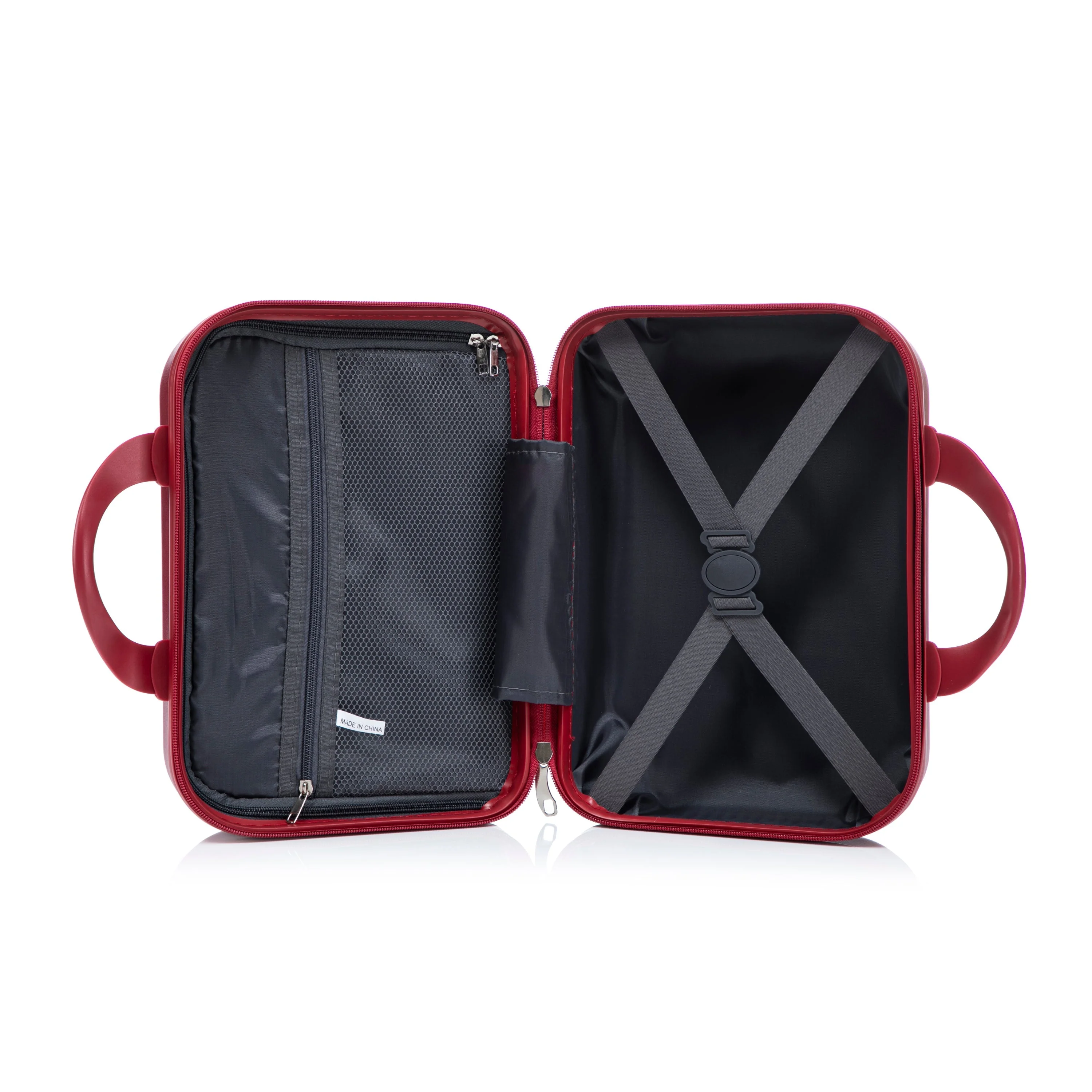 14'/20' 2 pcs ABS Spinner Wheel Luggage Set with Combination Lock and Front Opening Design - Image 25