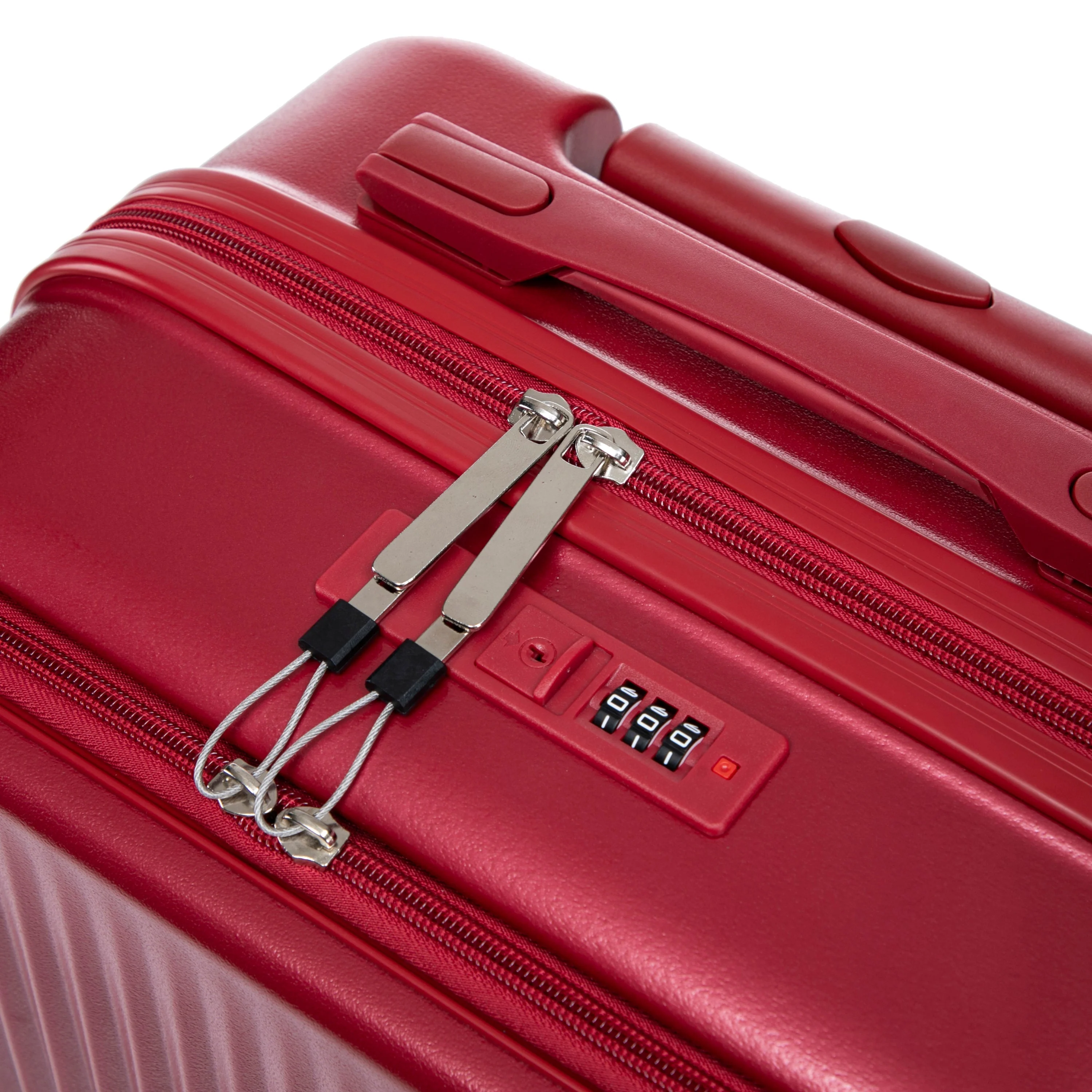 14'/20' 2 pcs ABS Spinner Wheel Luggage Set with Combination Lock and Front Opening Design - Image 31