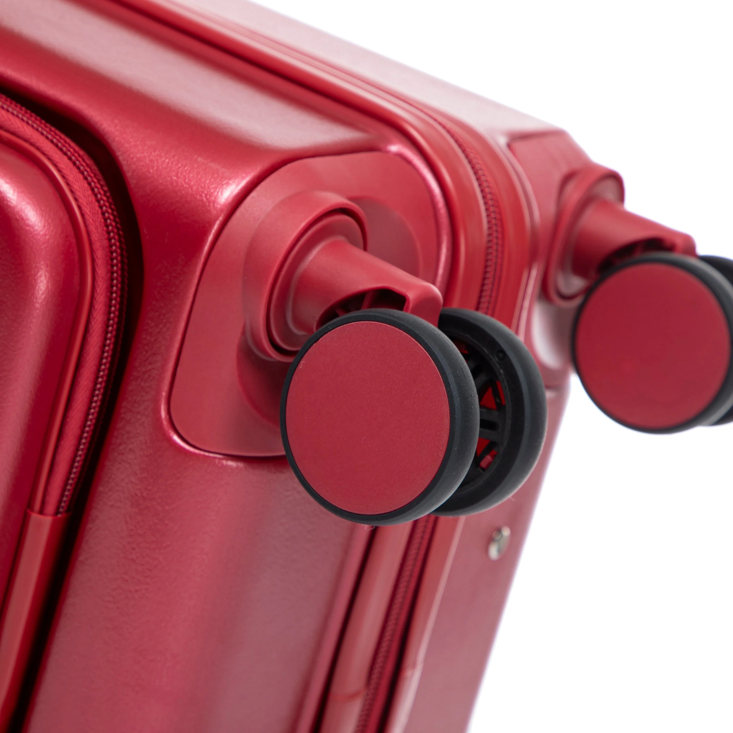 14'/20' 2 pcs ABS Spinner Wheel Luggage Set with Combination Lock and Front Opening Design - Image 34