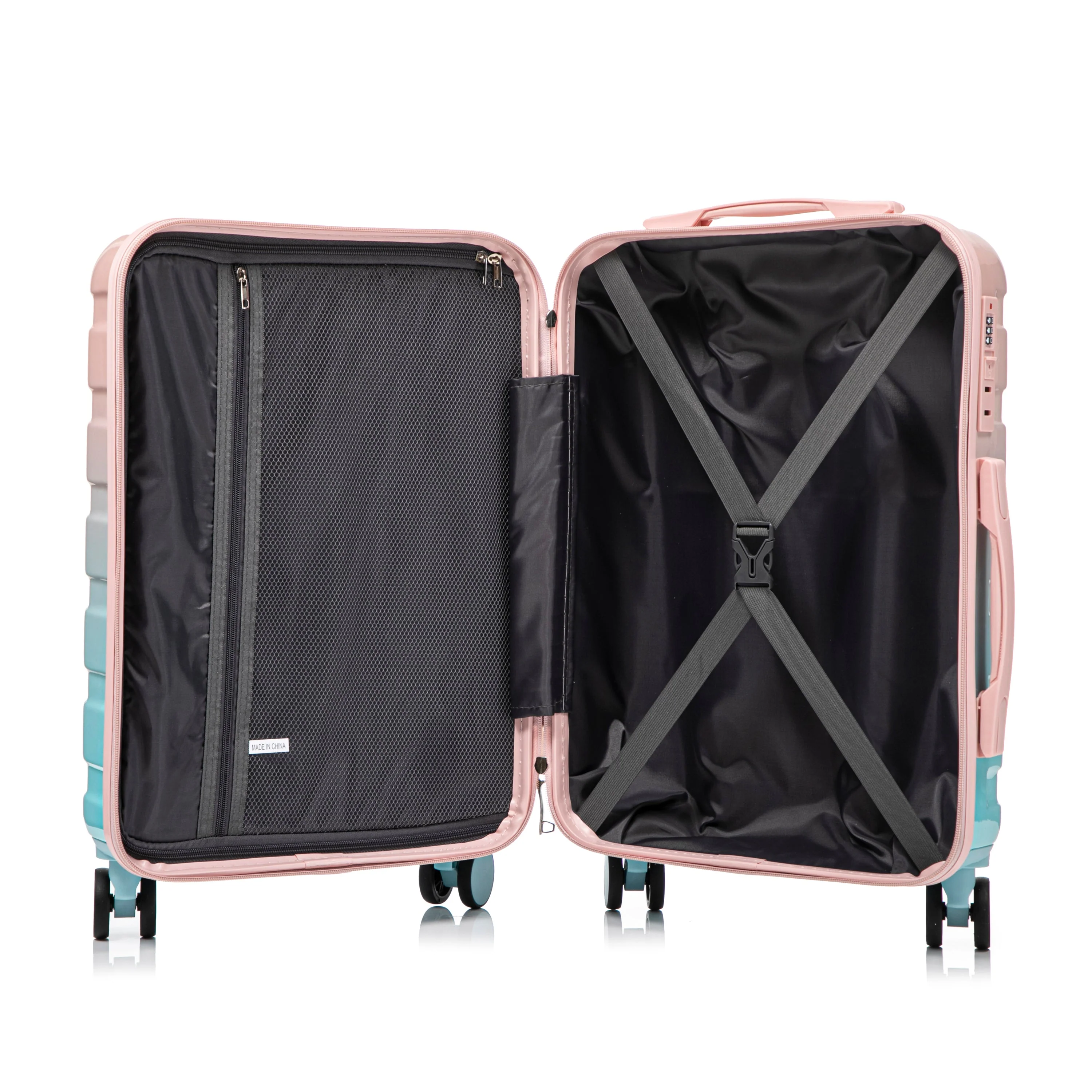 14"/20" 2-Pcs PC Spinner Wheel Carry On Luggage Set - Image 18