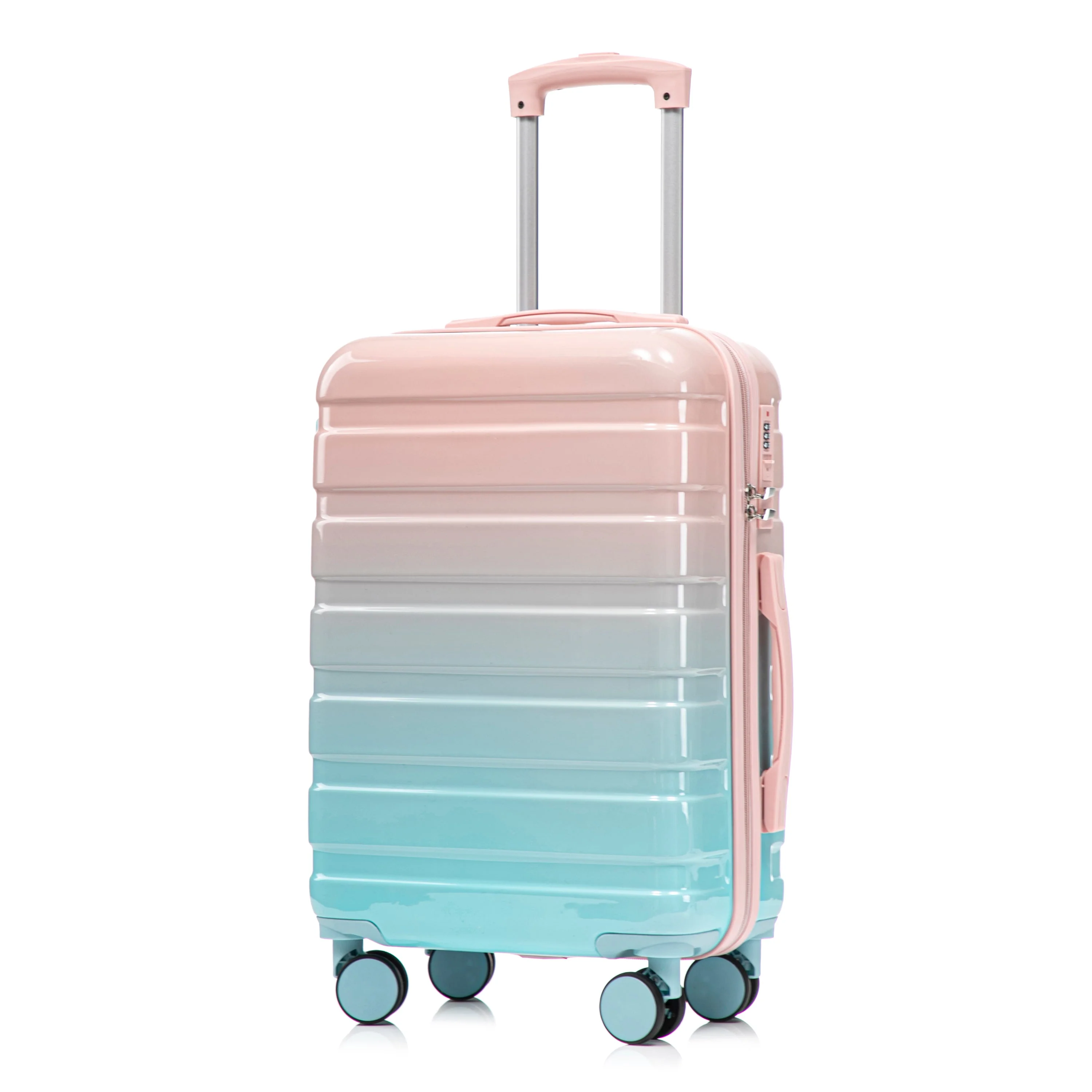 14"/20" 2-Pcs PC Spinner Wheel Carry On Luggage Set - Image 43