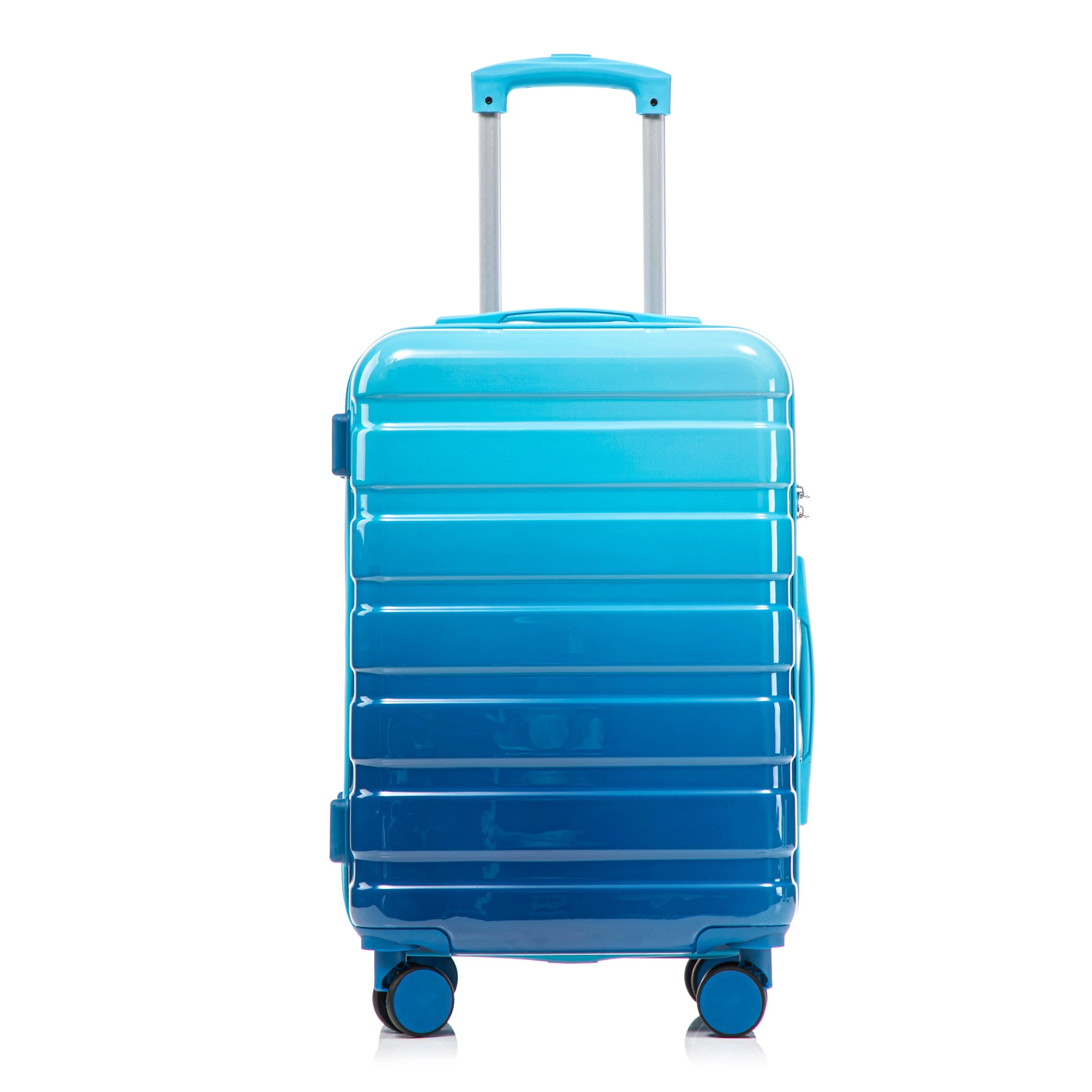14'/20' 2-Pcs PC Spinner Wheel Luggage Set with Gradient Color and Lock - Image 13