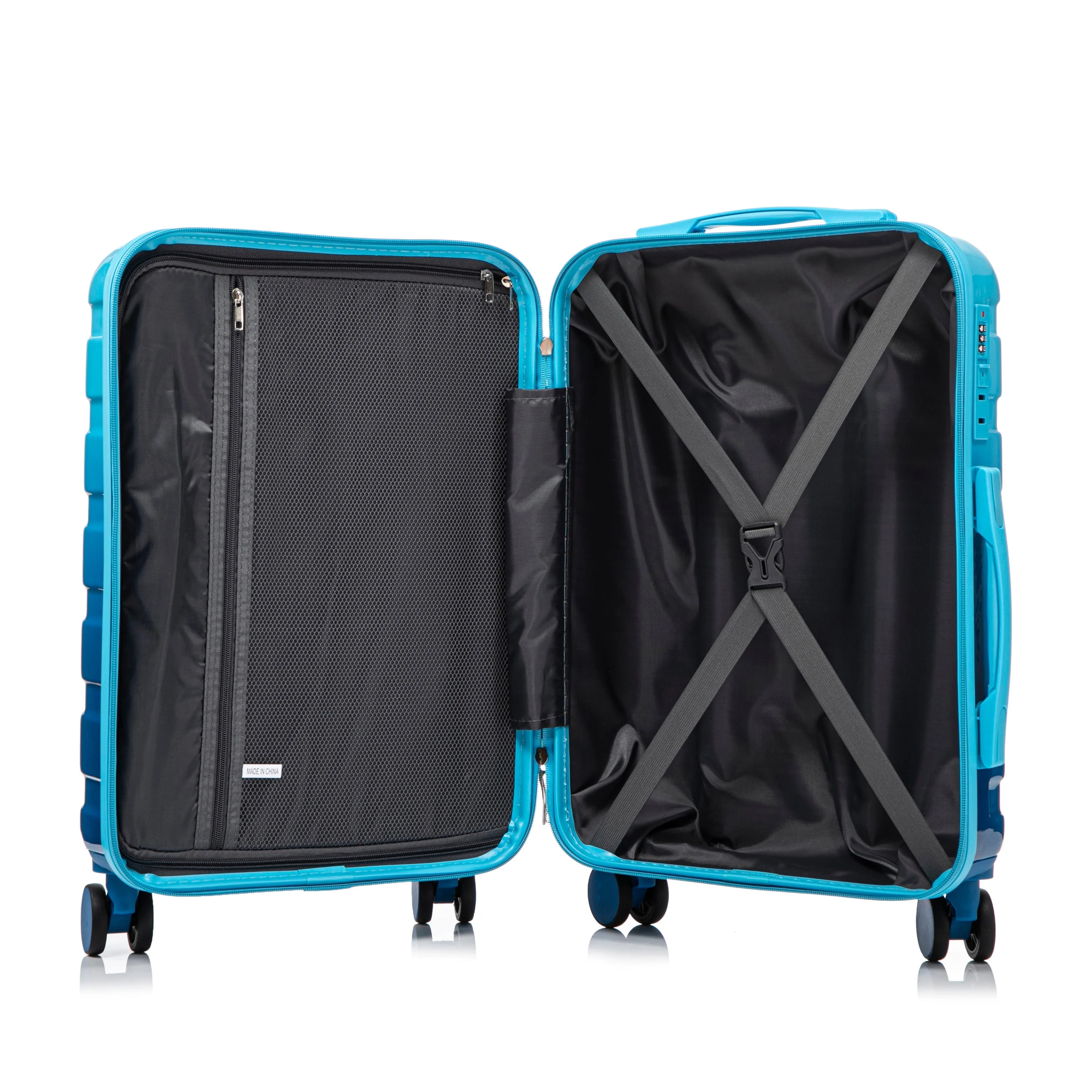 14'/20' 2-Pcs PC Spinner Wheel Luggage Set with Gradient Color and Lock - Image 18