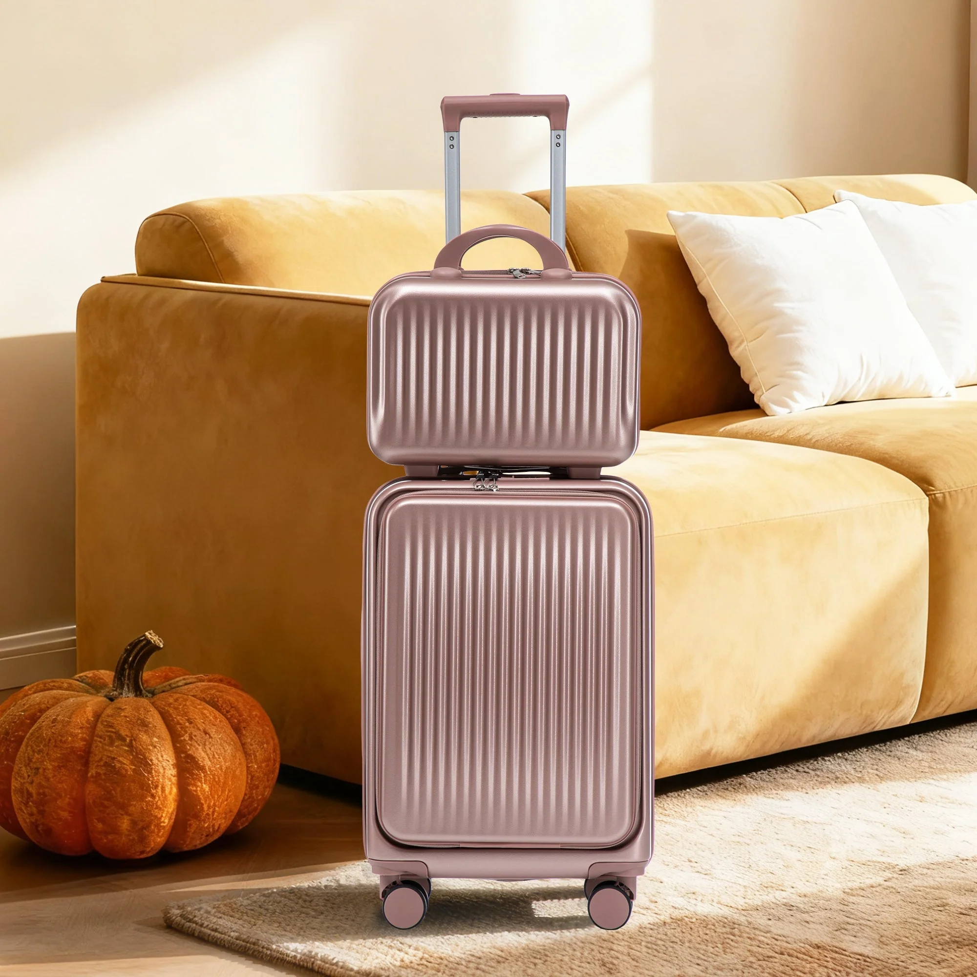 14'/20' 2-Piece ABS Spinner Wheel Luggage Set - Image 14