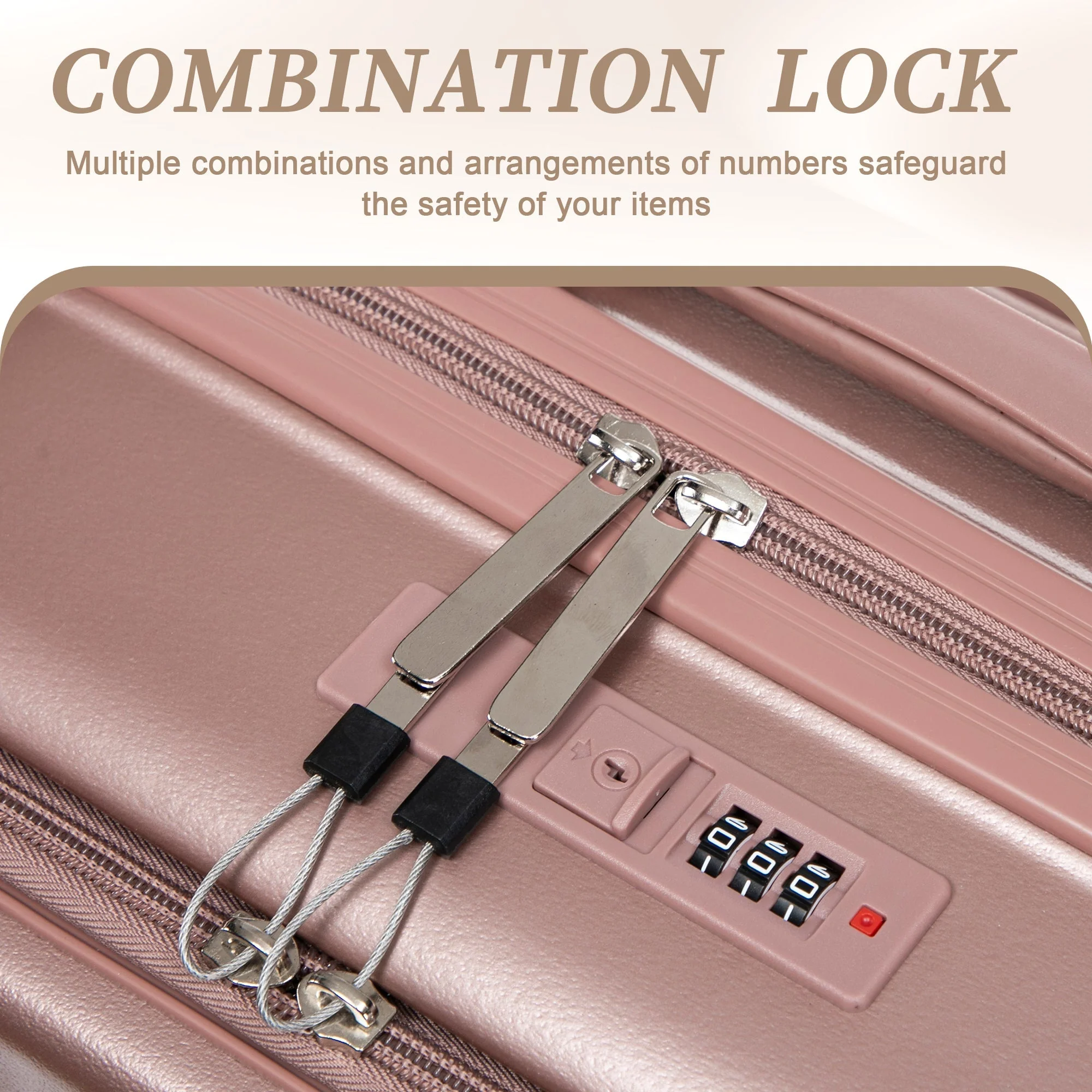 14'/20' 2-Piece ABS Spinner Wheel Luggage Set - Image 7