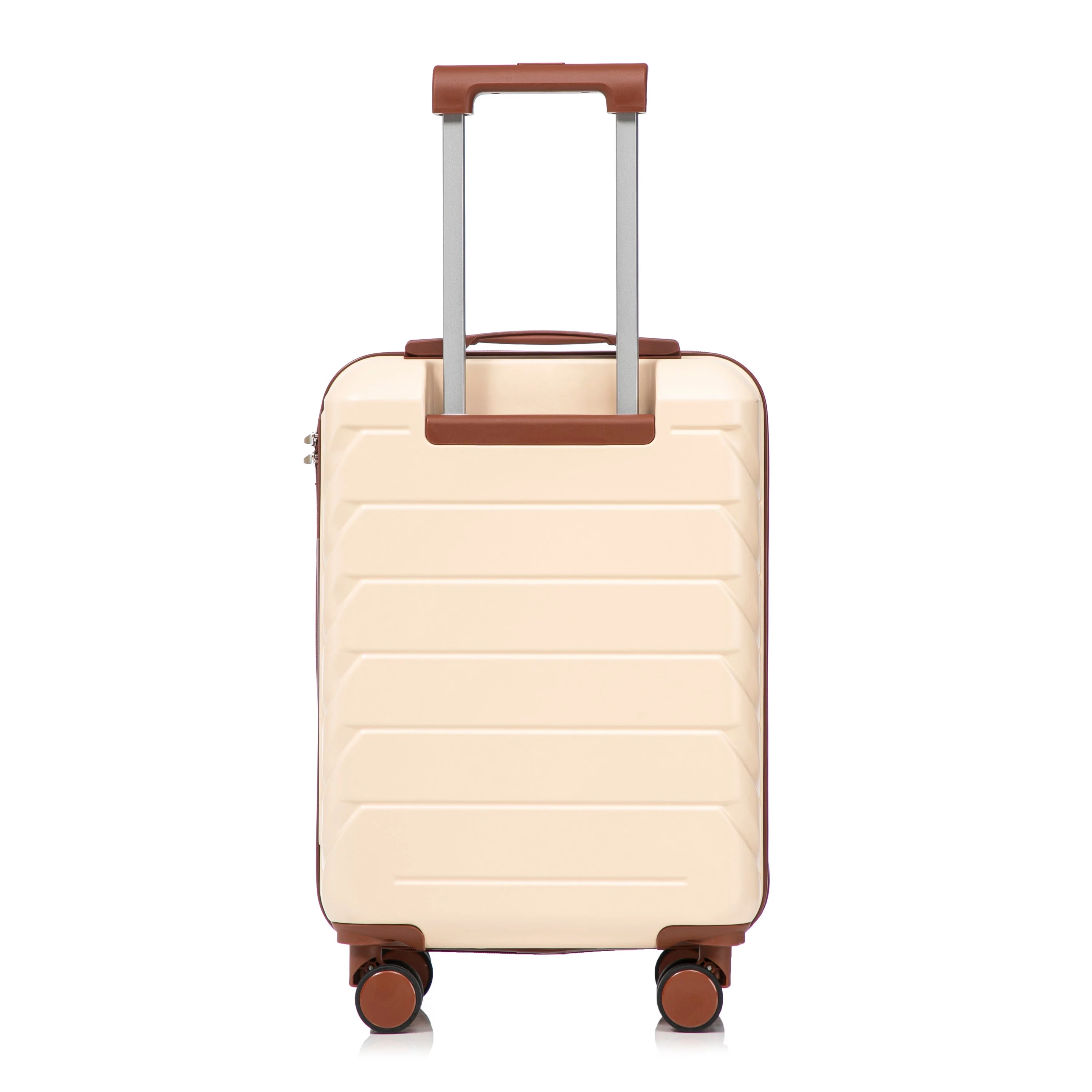 14'/20' 2-Piece ABS Spinner Wheel Luggage Set (Beige) - Image 16