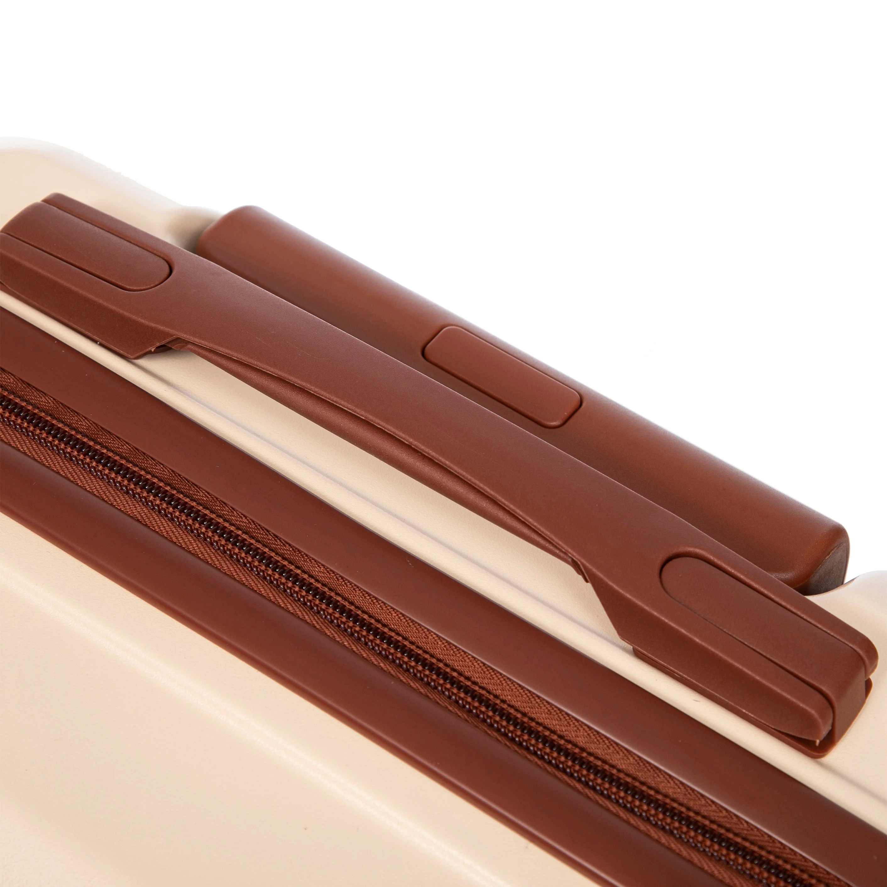 14'/20' 2-Piece ABS Spinner Wheel Luggage Set (Beige) - Image 20