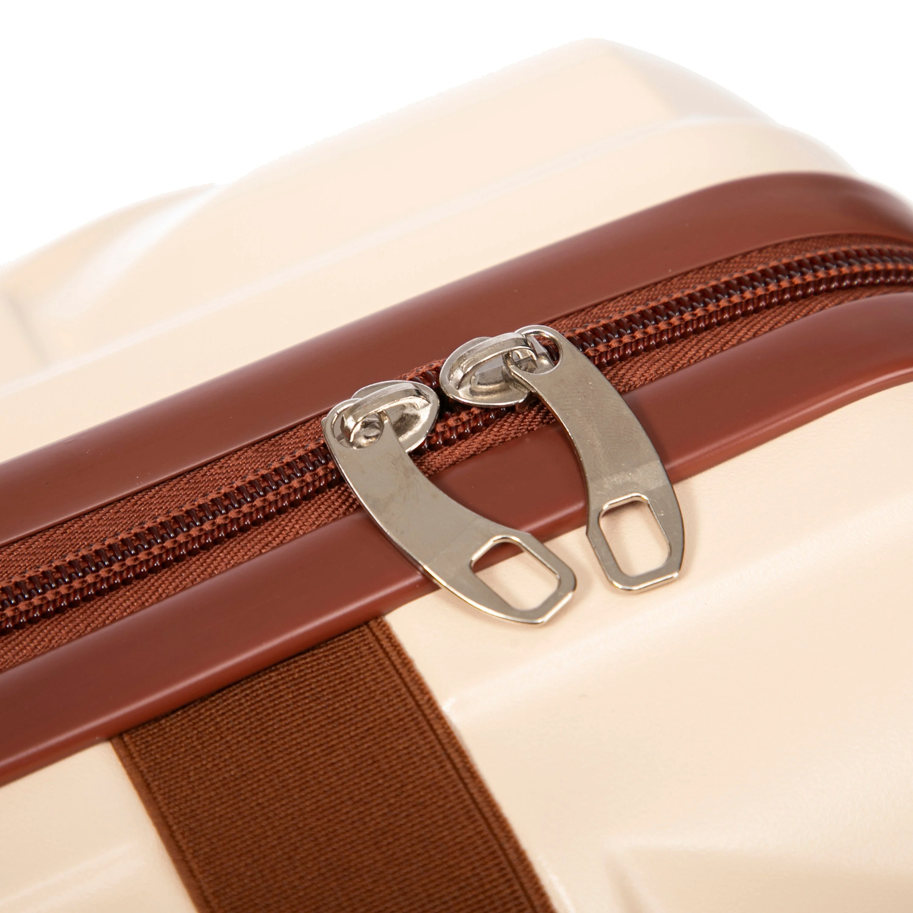 14'/20' 2-Piece ABS Spinner Wheel Luggage Set (Beige) - Image 31