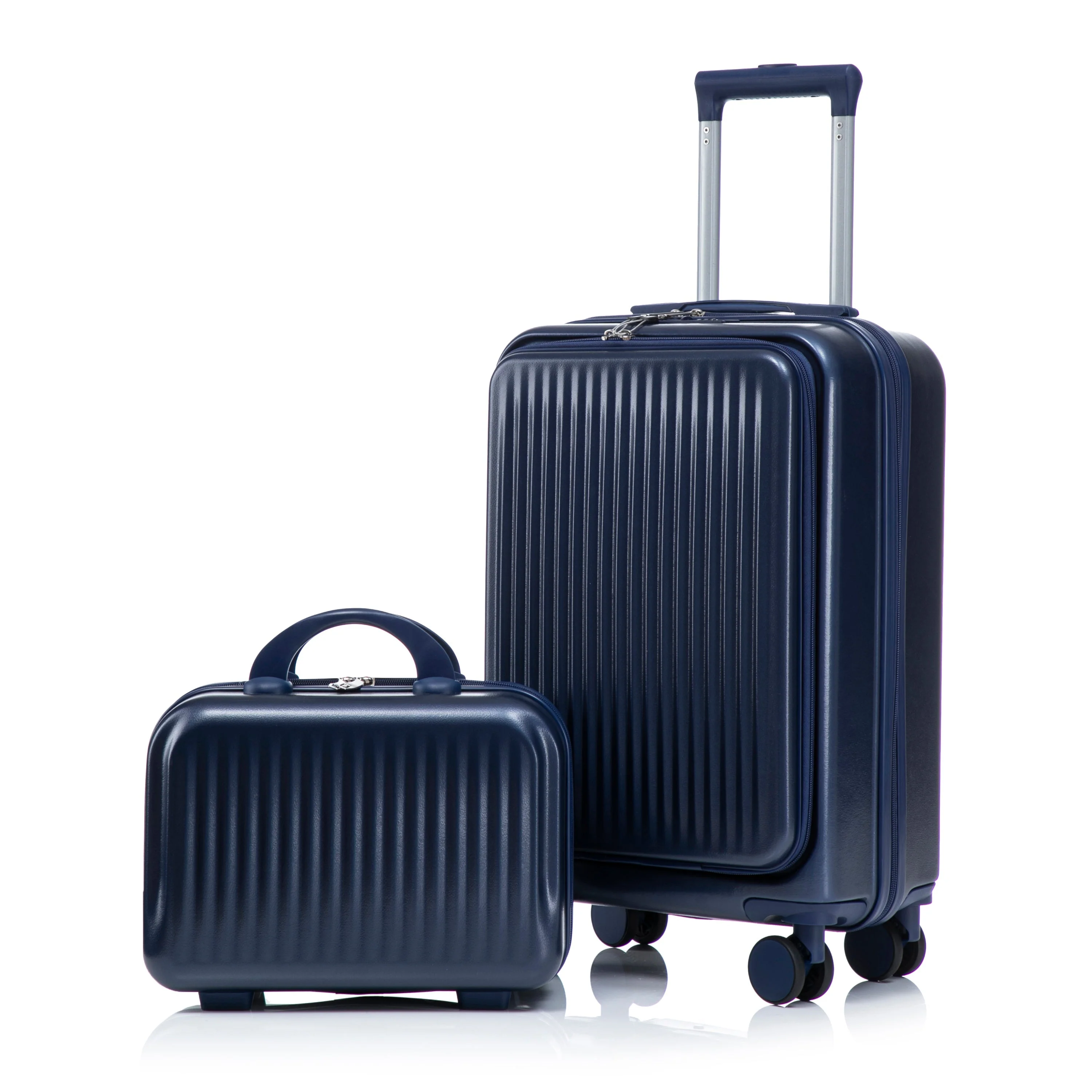 14'/20' 2-Piece ABS Spinner Wheel Luggage Set with Combination Lock - Image 2