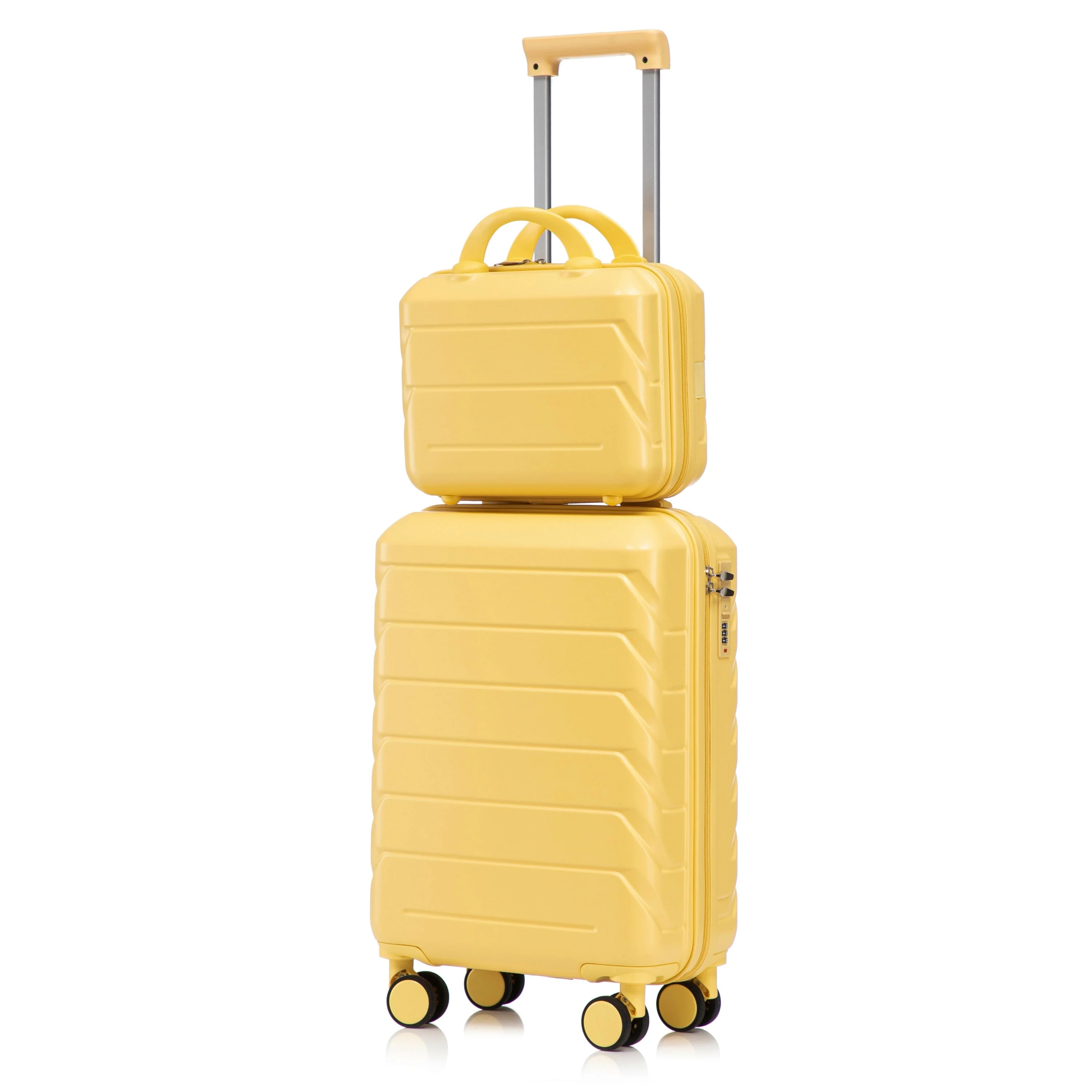 14'/20' 2-Piece ABS Spinner Wheel Luggage Set with Combination Lock - Image 14