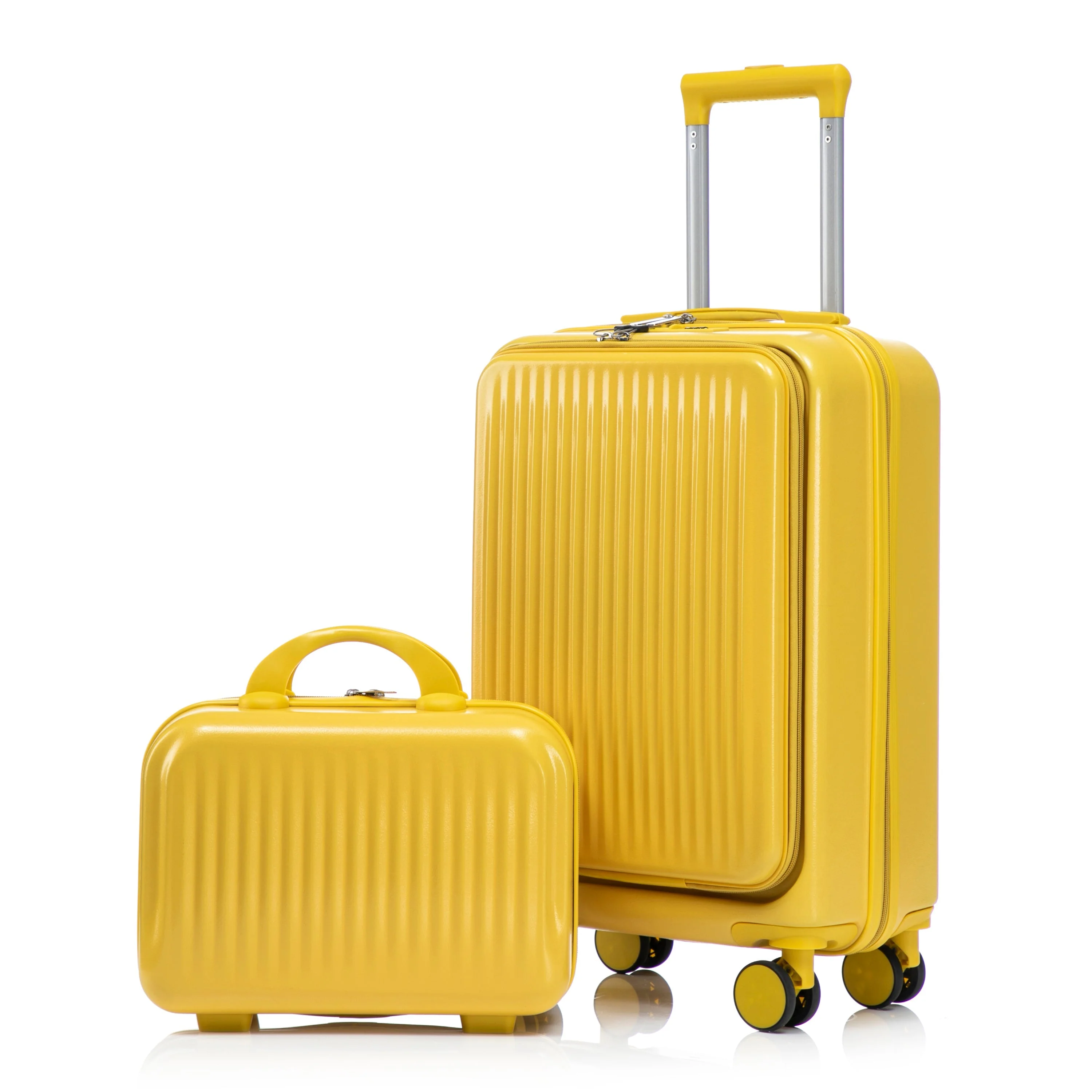 14'/20' 2-Piece ABS Spinner Wheel Luggage Set with Combination Lock - Image 2