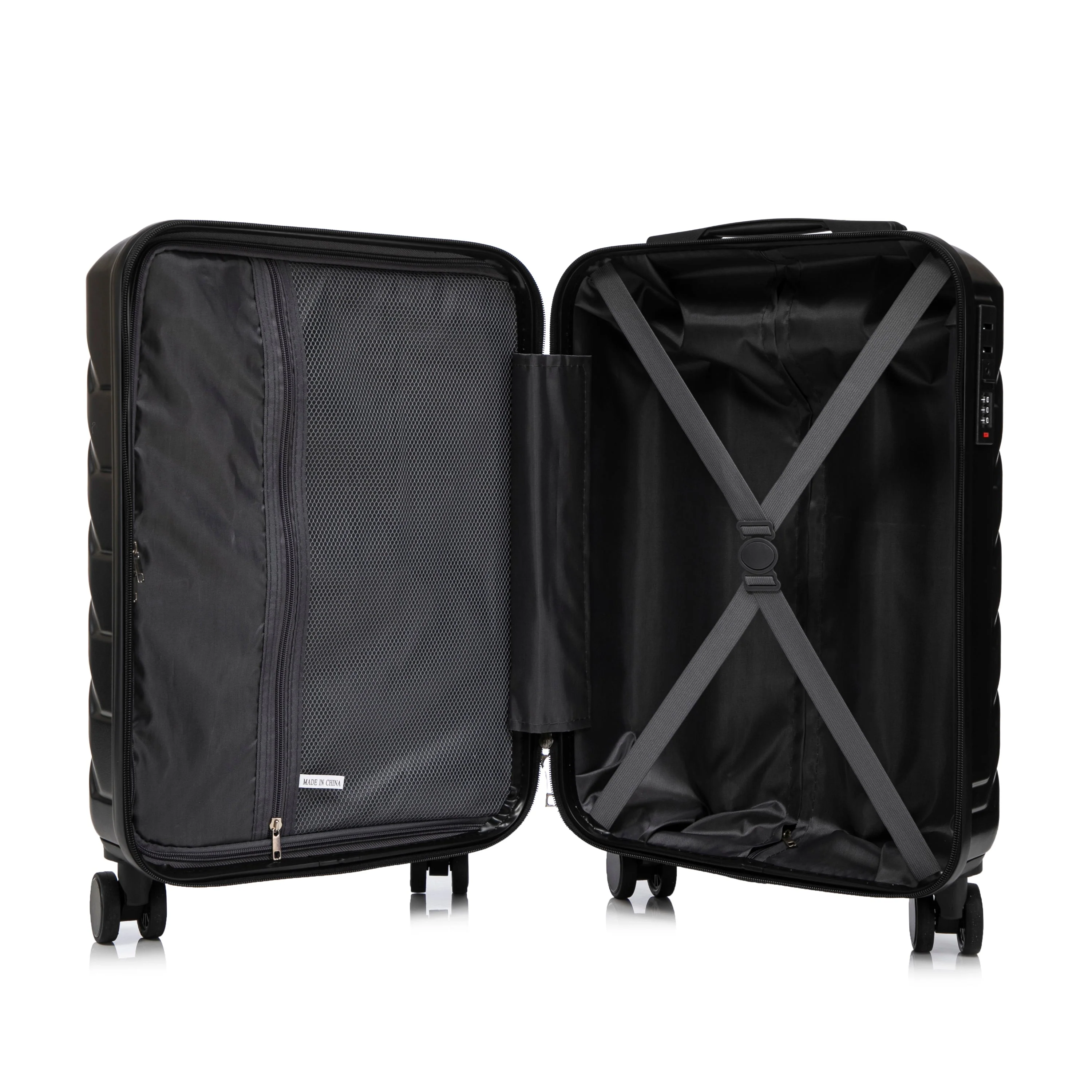 14'/20' 2-Piece ABS Spinner Wheel Luggage Set with Combination Lock - Image 38