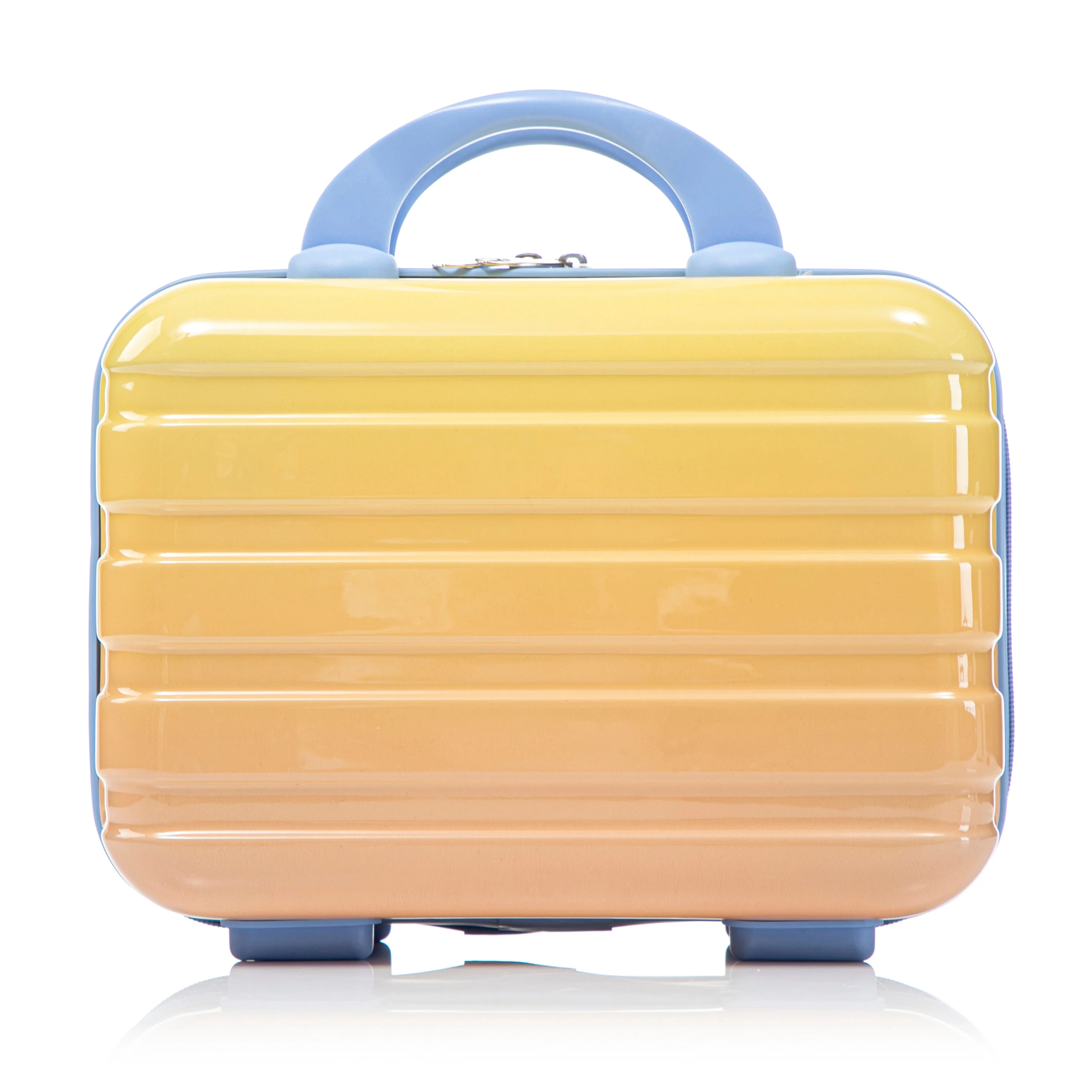 14'/20' 2-Piece PC Spinner Wheel Luggage Set in Gradient Blue and Yellow - Image 14