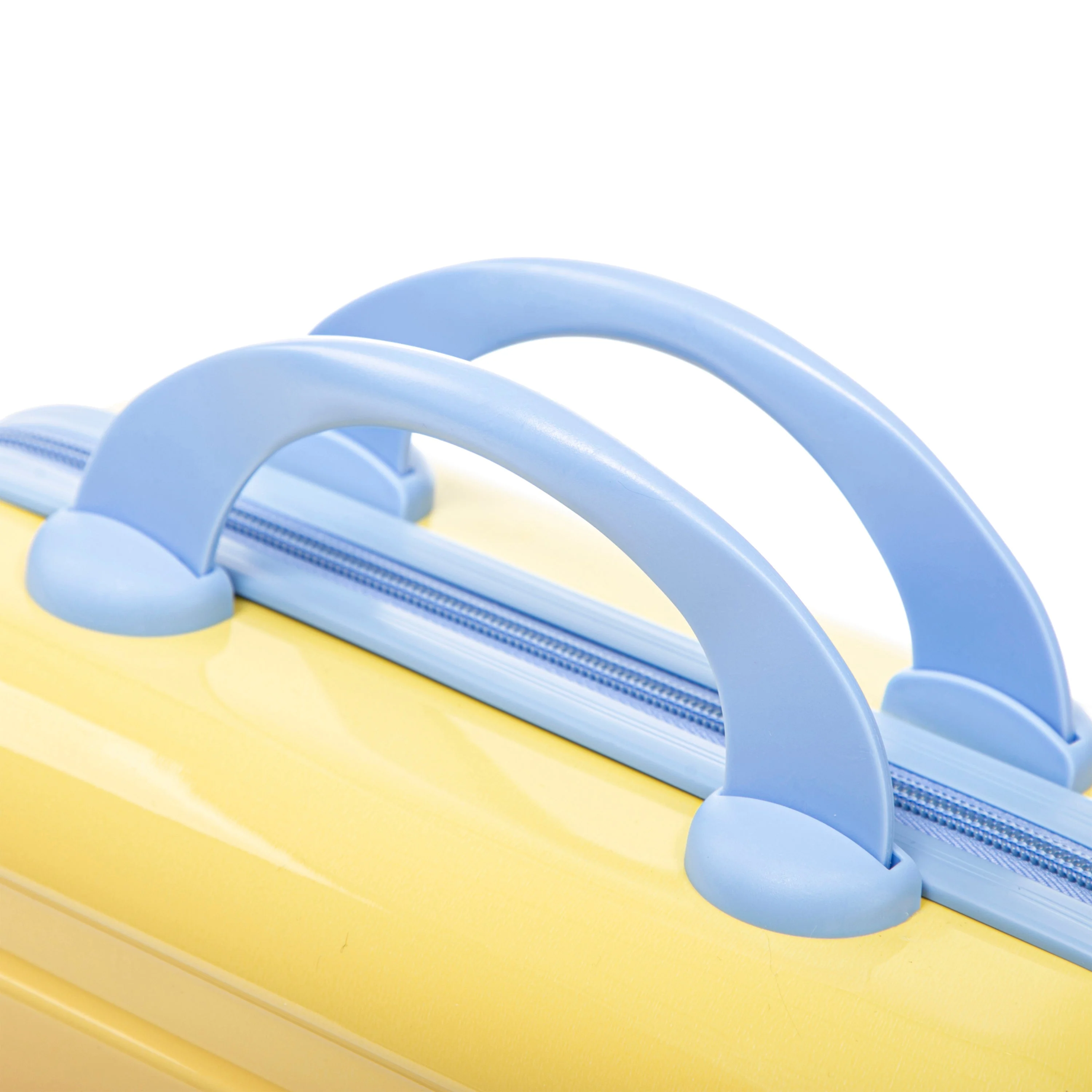 14'/20' 2-Piece PC Spinner Wheel Luggage Set in Gradient Blue and Yellow - Image 17