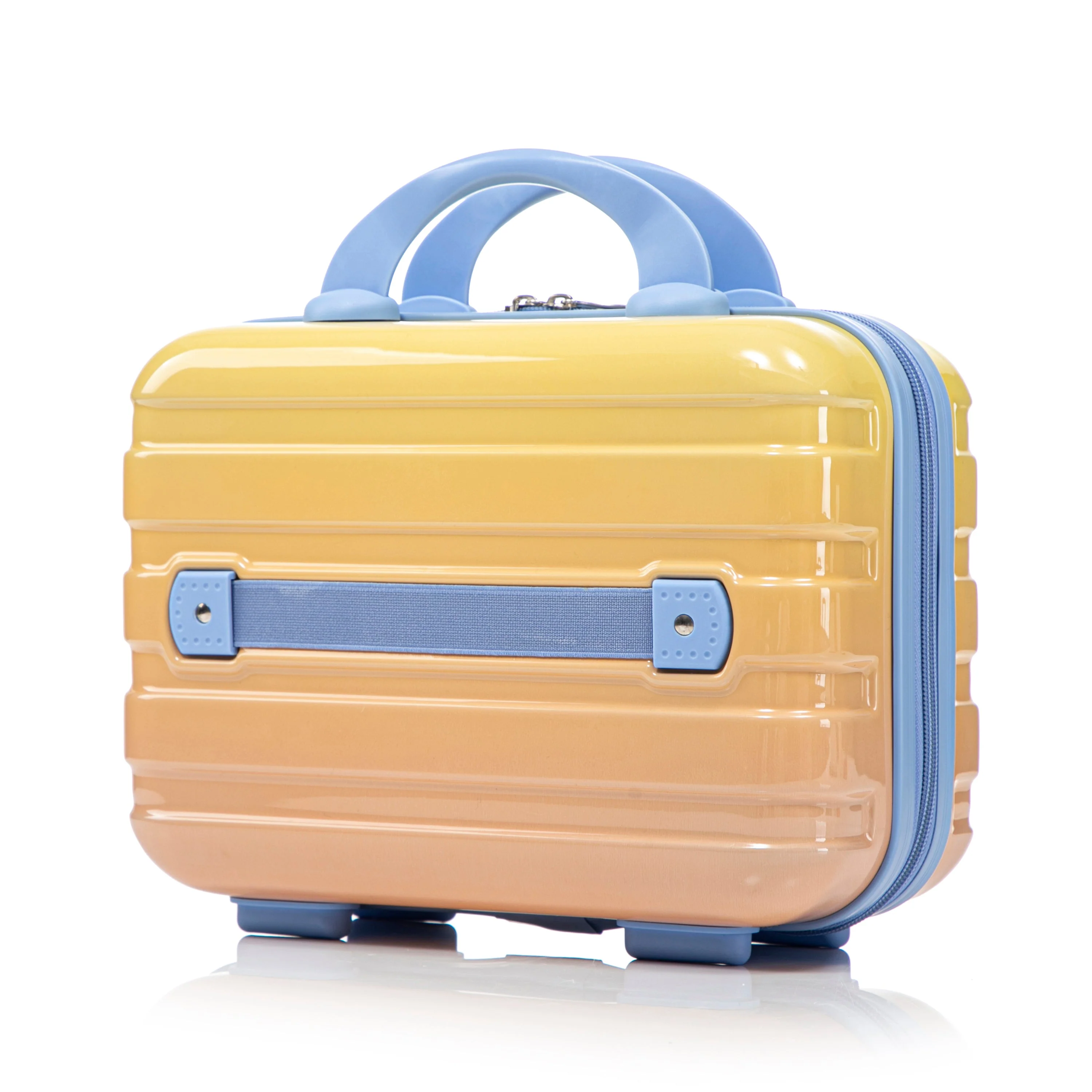 14'/20' 2-Piece PC Spinner Wheel Luggage Set in Gradient Blue and Yellow - Image 32