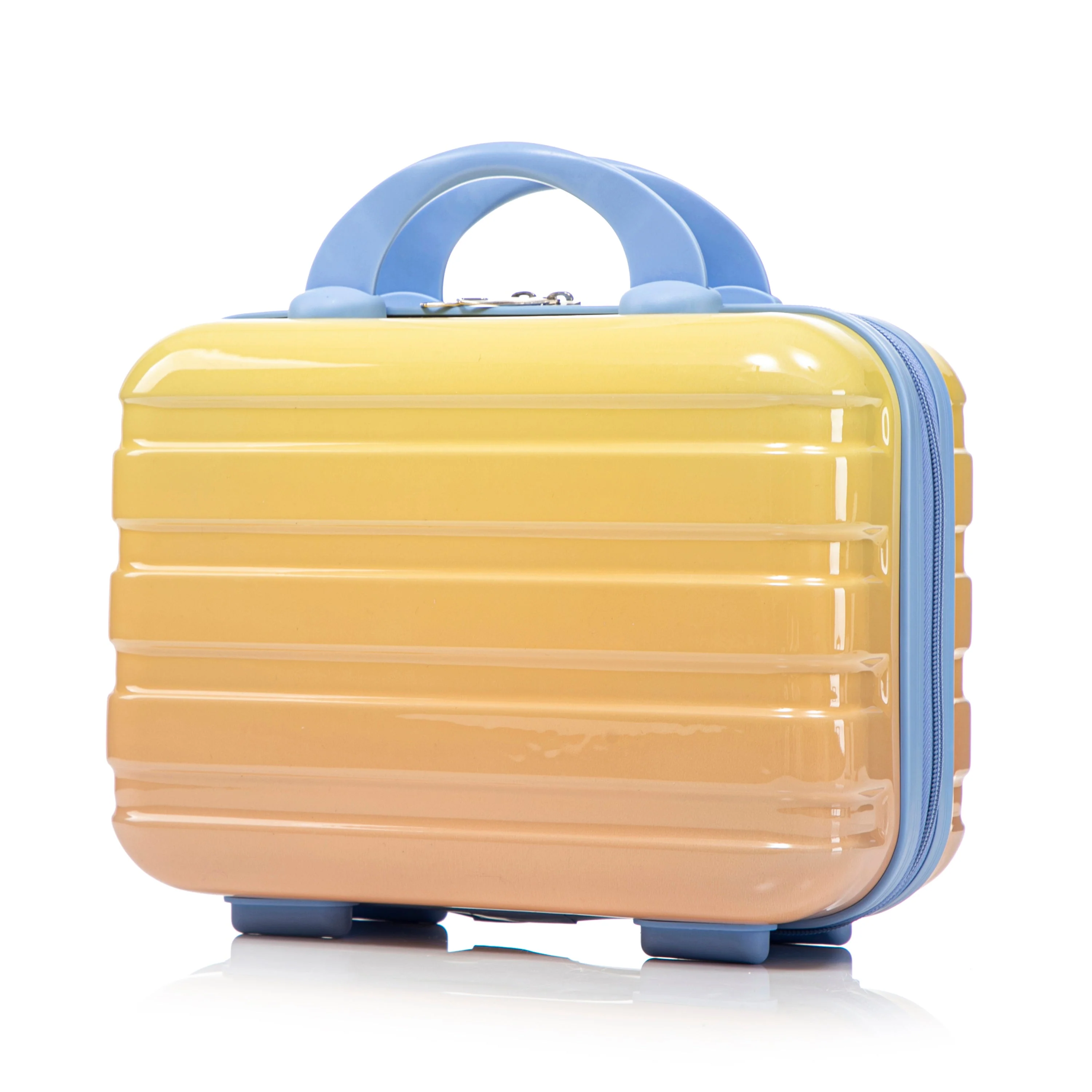 14'/20' 2-Piece PC Spinner Wheel Luggage Set in Gradient Blue and Yellow - Image 42