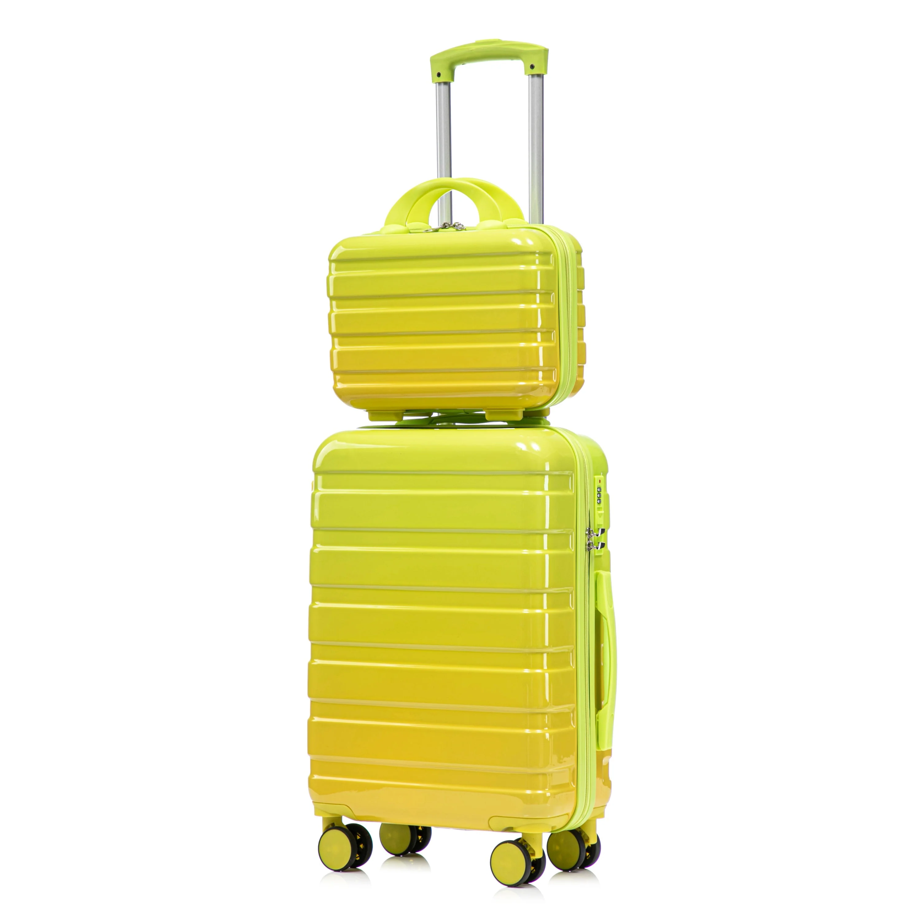 14'/20' 2-Piece PC Spinner Wheel Luggage Set with Gradient Color and Lock - Image 43