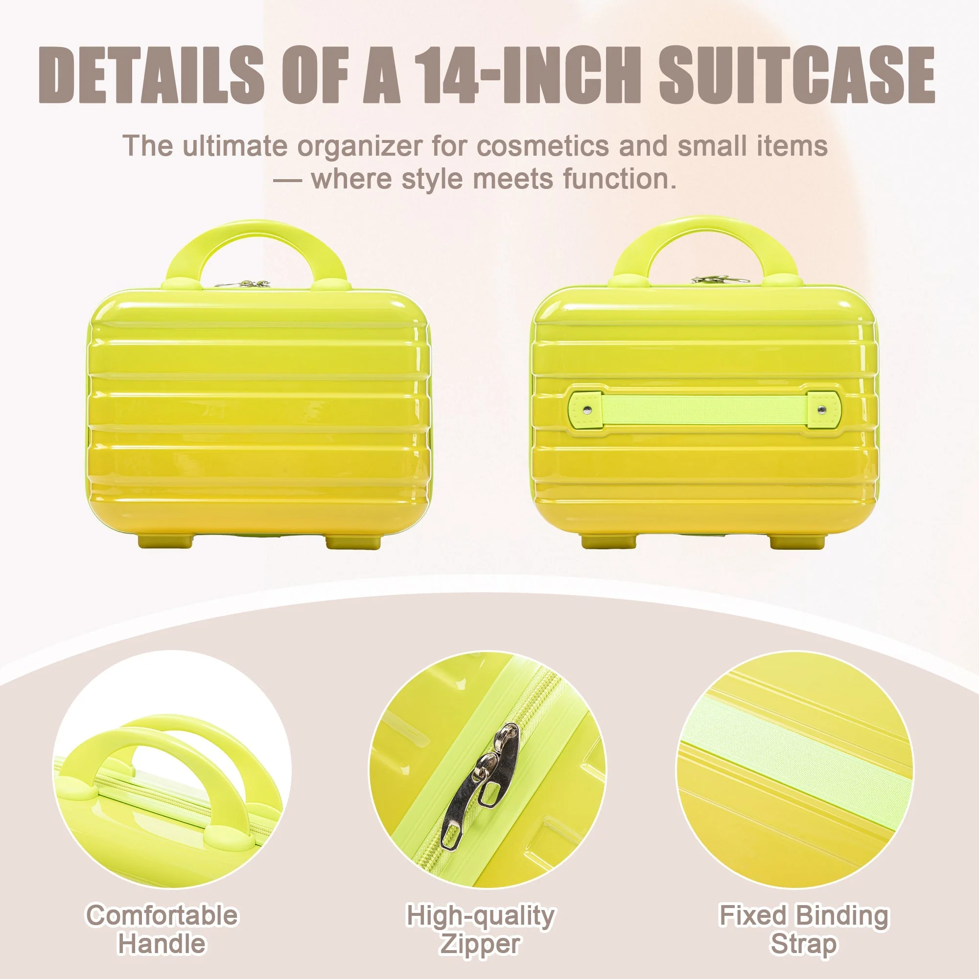 14'/20' 2-Piece PC Spinner Wheel Luggage Set with Gradient Color and Lock - Image 8