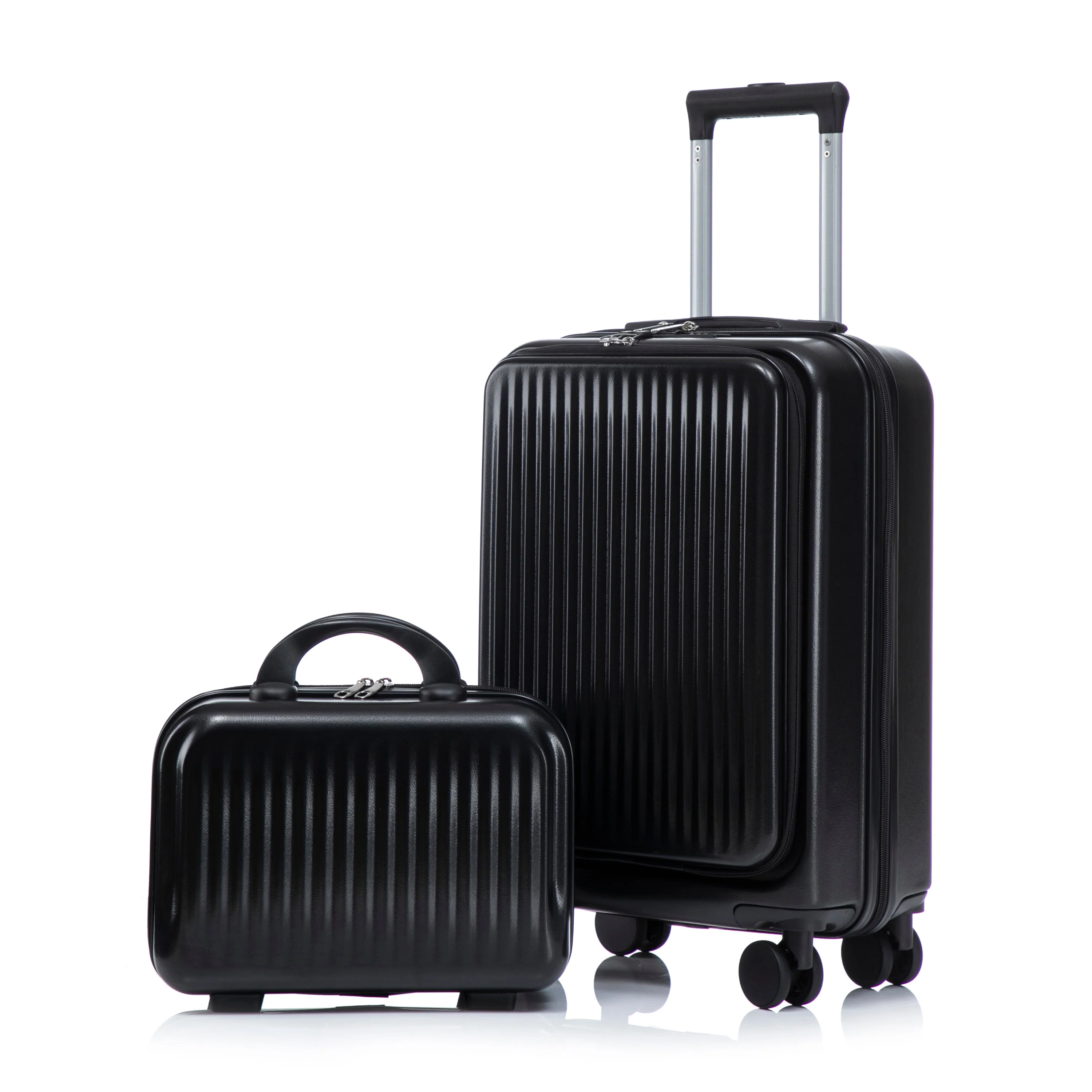 14' & 20' ABS Spinner Wheel Luggage Set with Cosmetic Case - Image 2