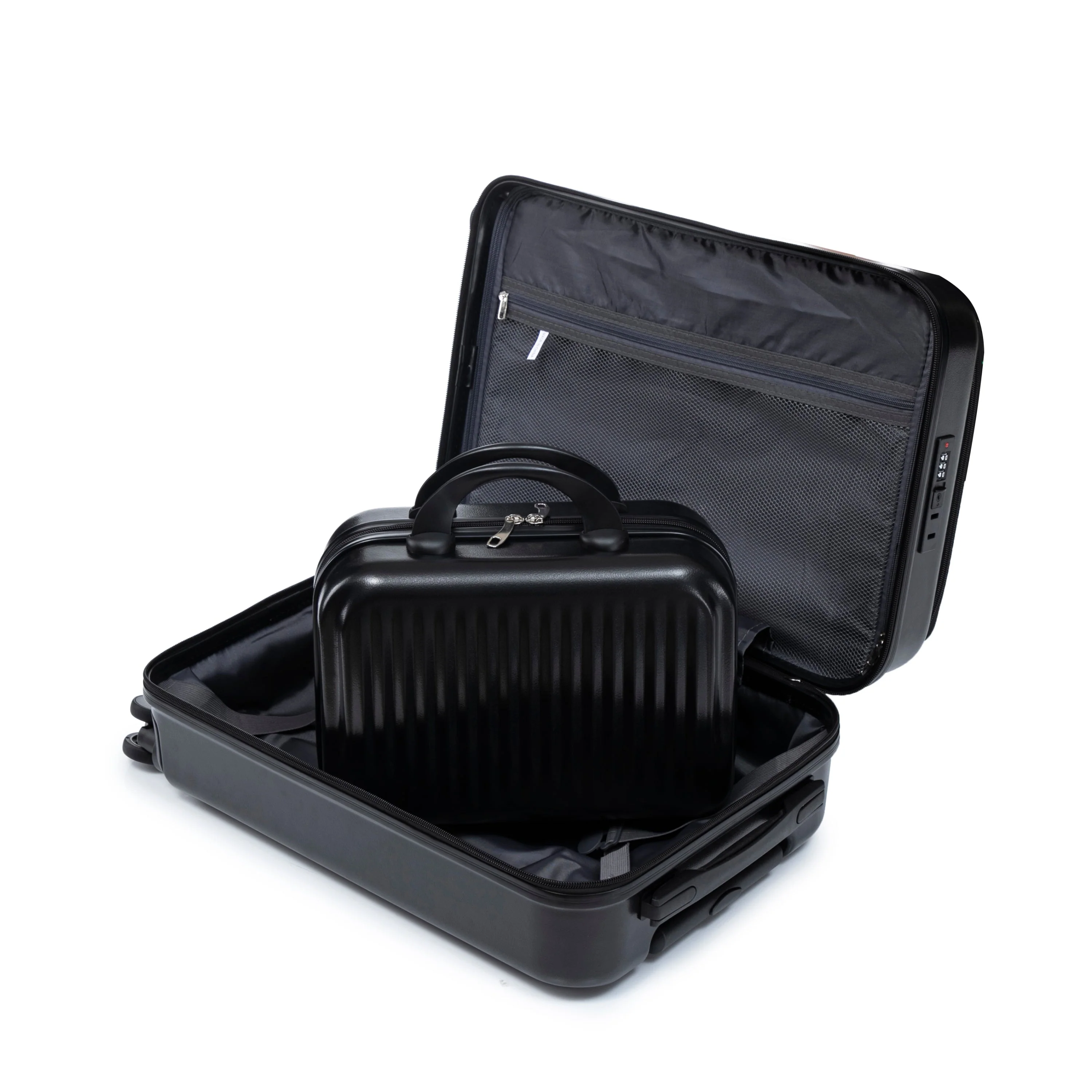 14' & 20' ABS Spinner Wheel Luggage Set with Cosmetic Case - Image 26