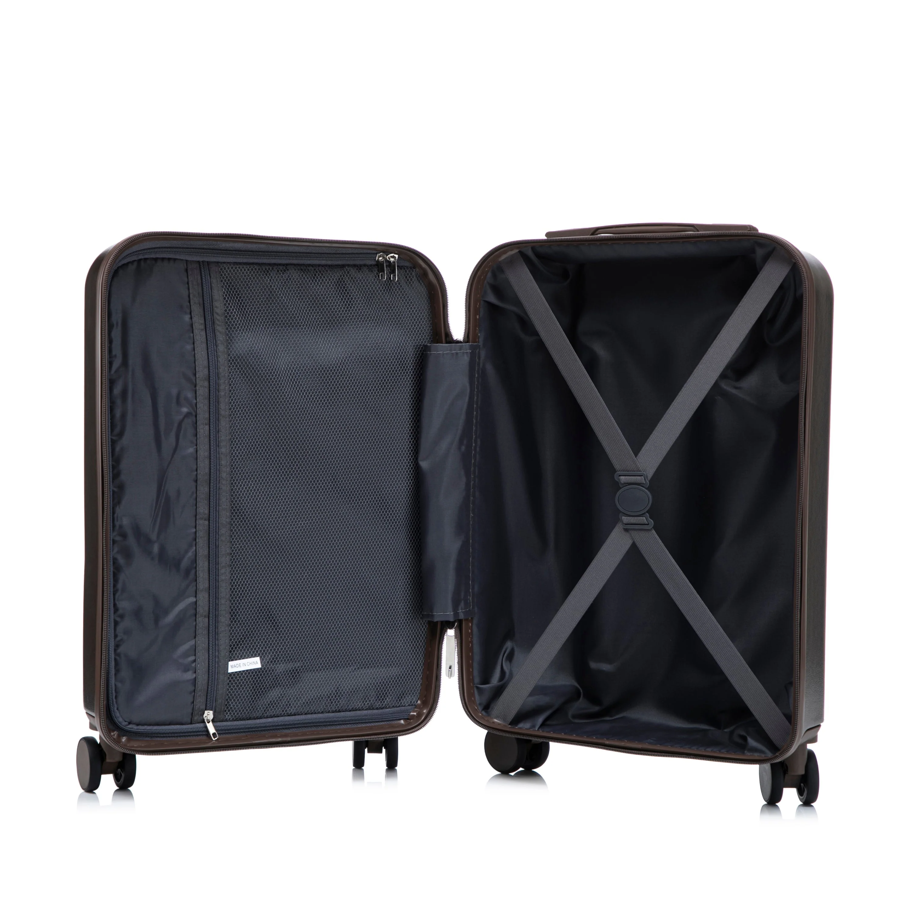 14' & 20' ABS Spinner Wheel Luggage Set with Cosmetic Case - Image 19