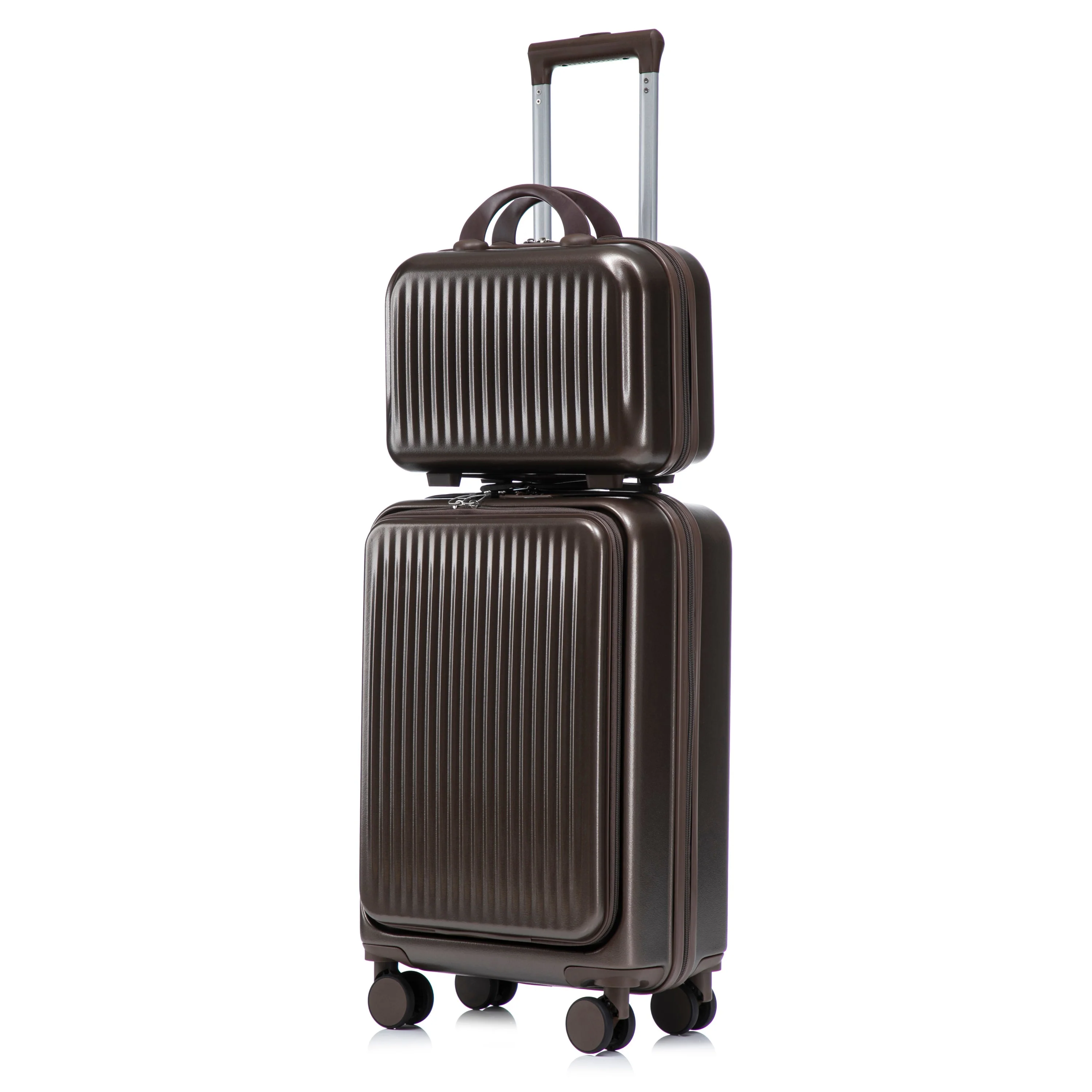 14' & 20' ABS Spinner Wheel Luggage Set with Cosmetic Case - Image 27