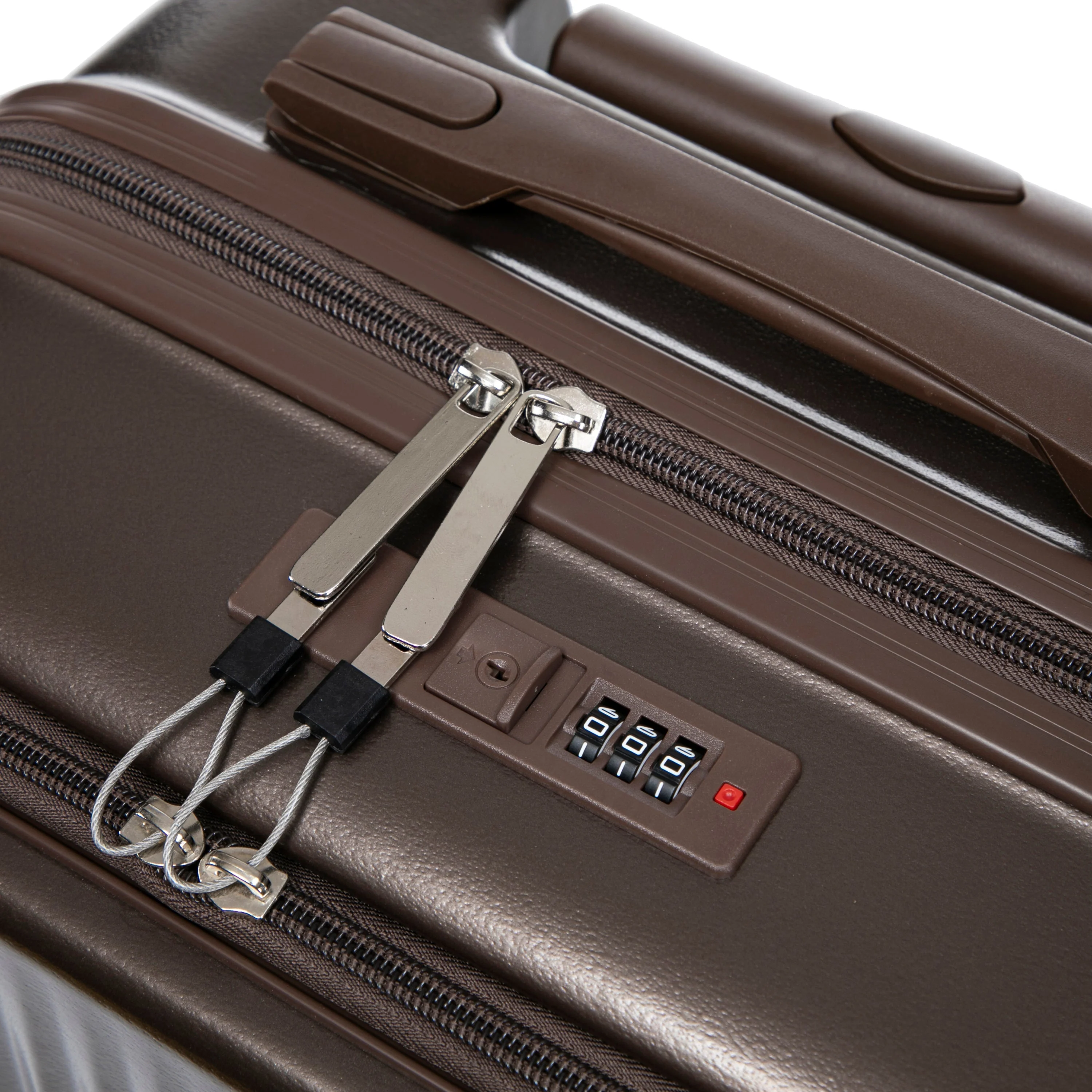 14' & 20' ABS Spinner Wheel Luggage Set with Cosmetic Case - Image 34