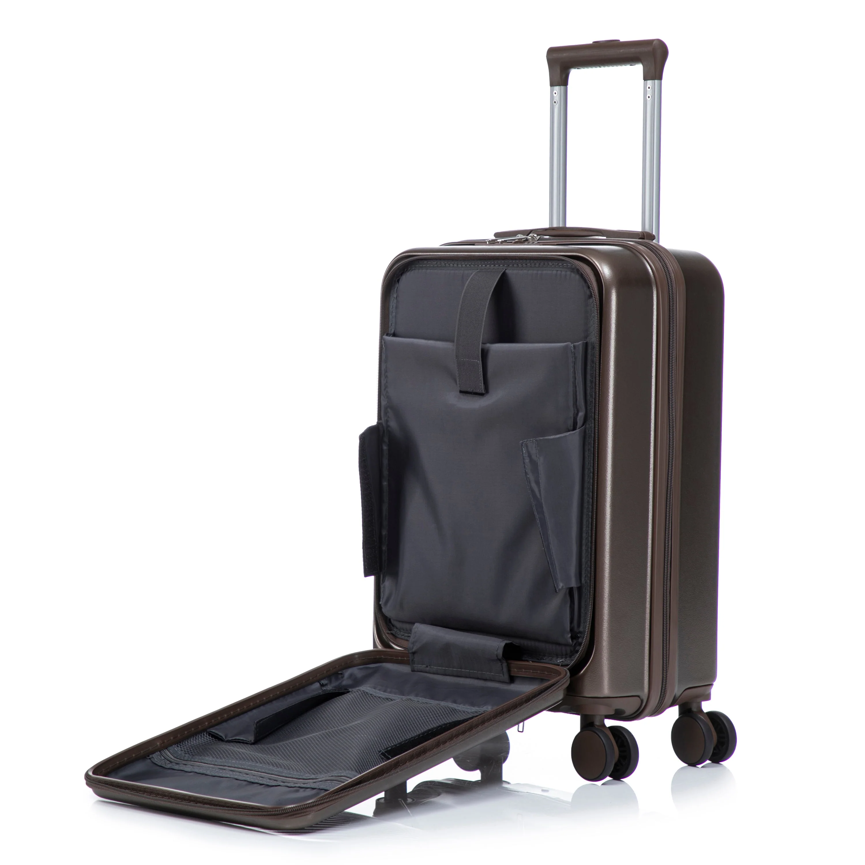 14' & 20' ABS Spinner Wheel Luggage Set with Cosmetic Case - Image 45