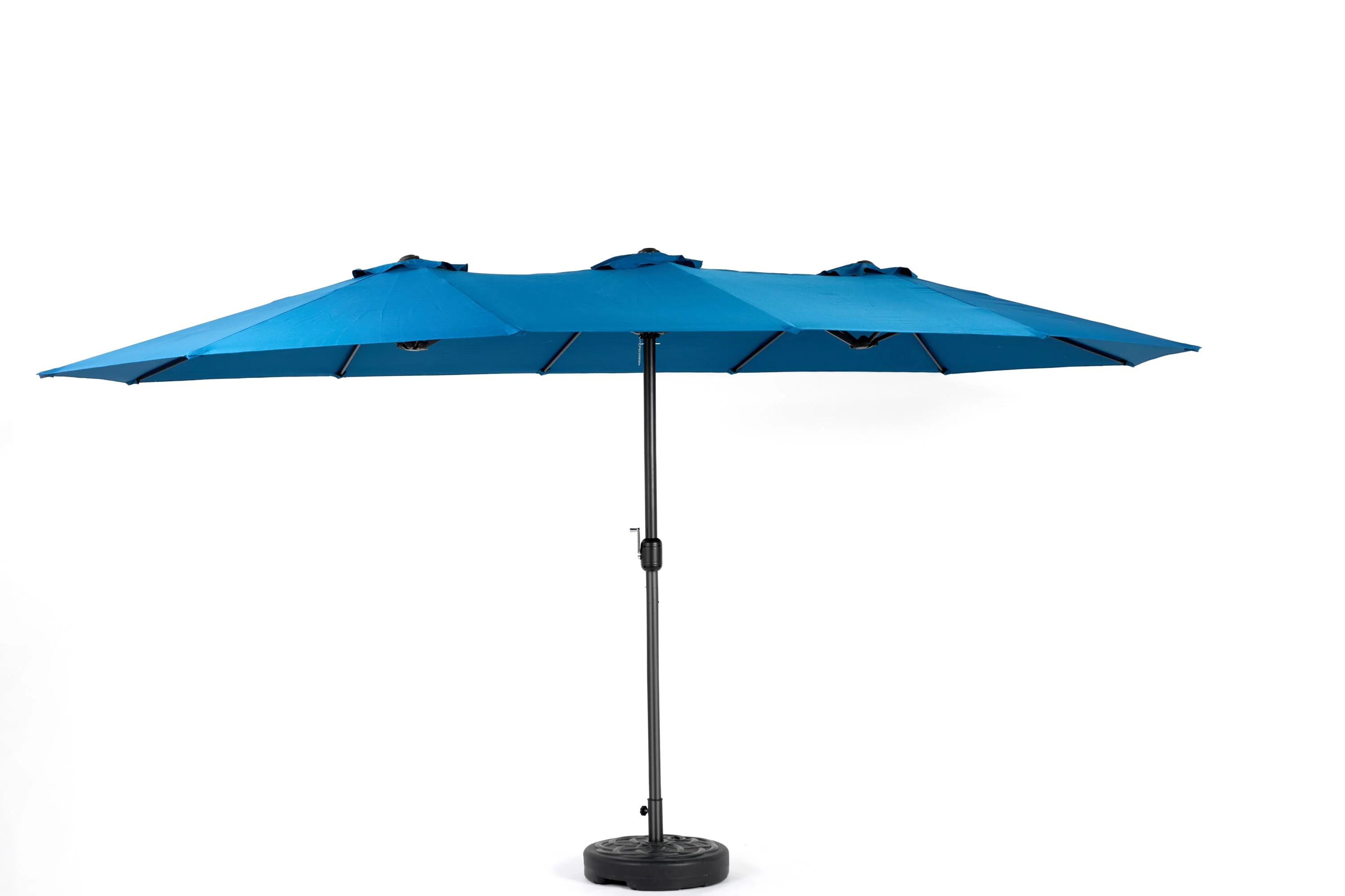 14.8 Ft Double Sided Outdoor Umbrella Rectangular Large with Crank - Image 3