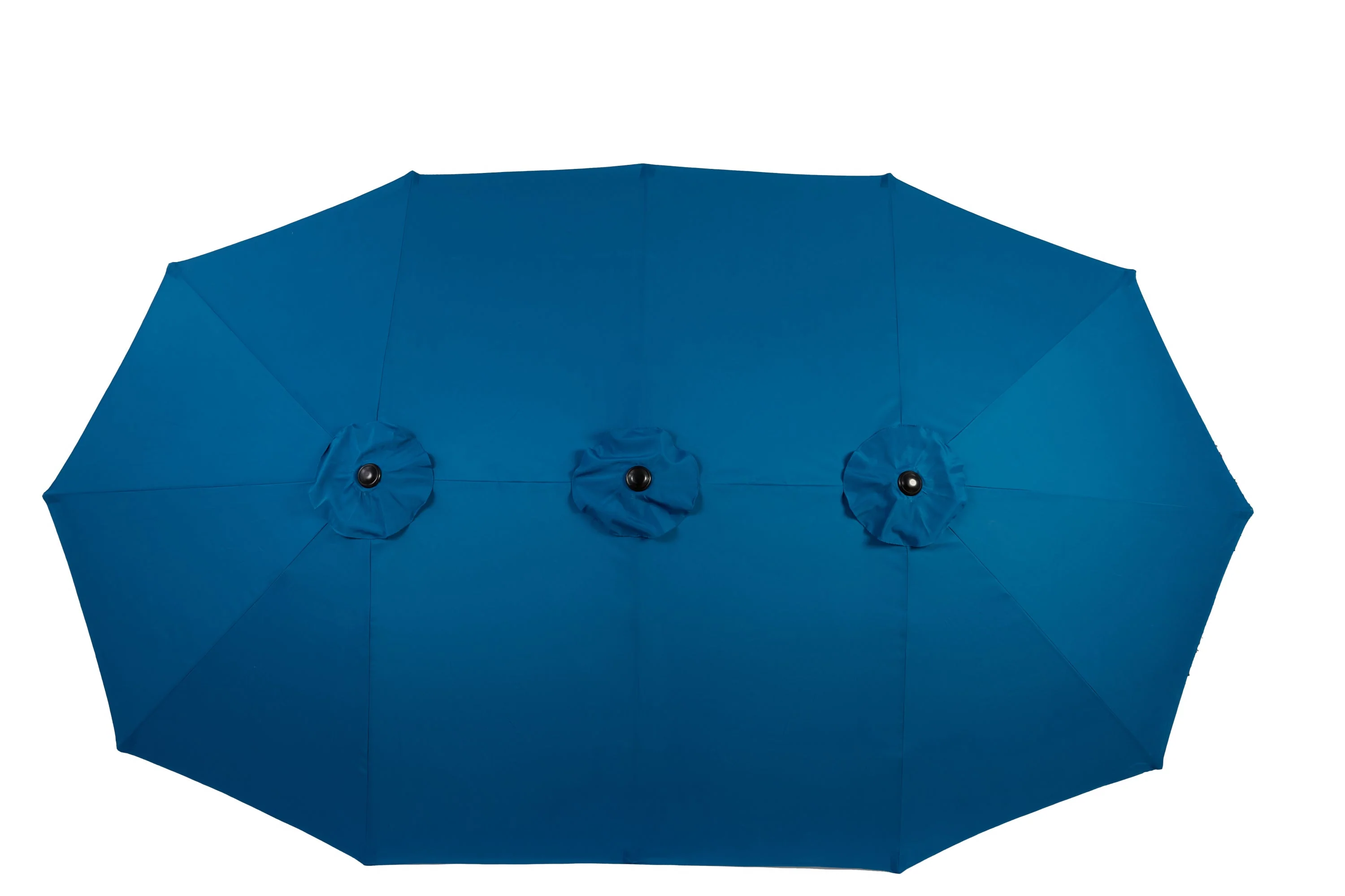 14.8 Ft Double Sided Outdoor Umbrella Rectangular Large with Crank - Image 9